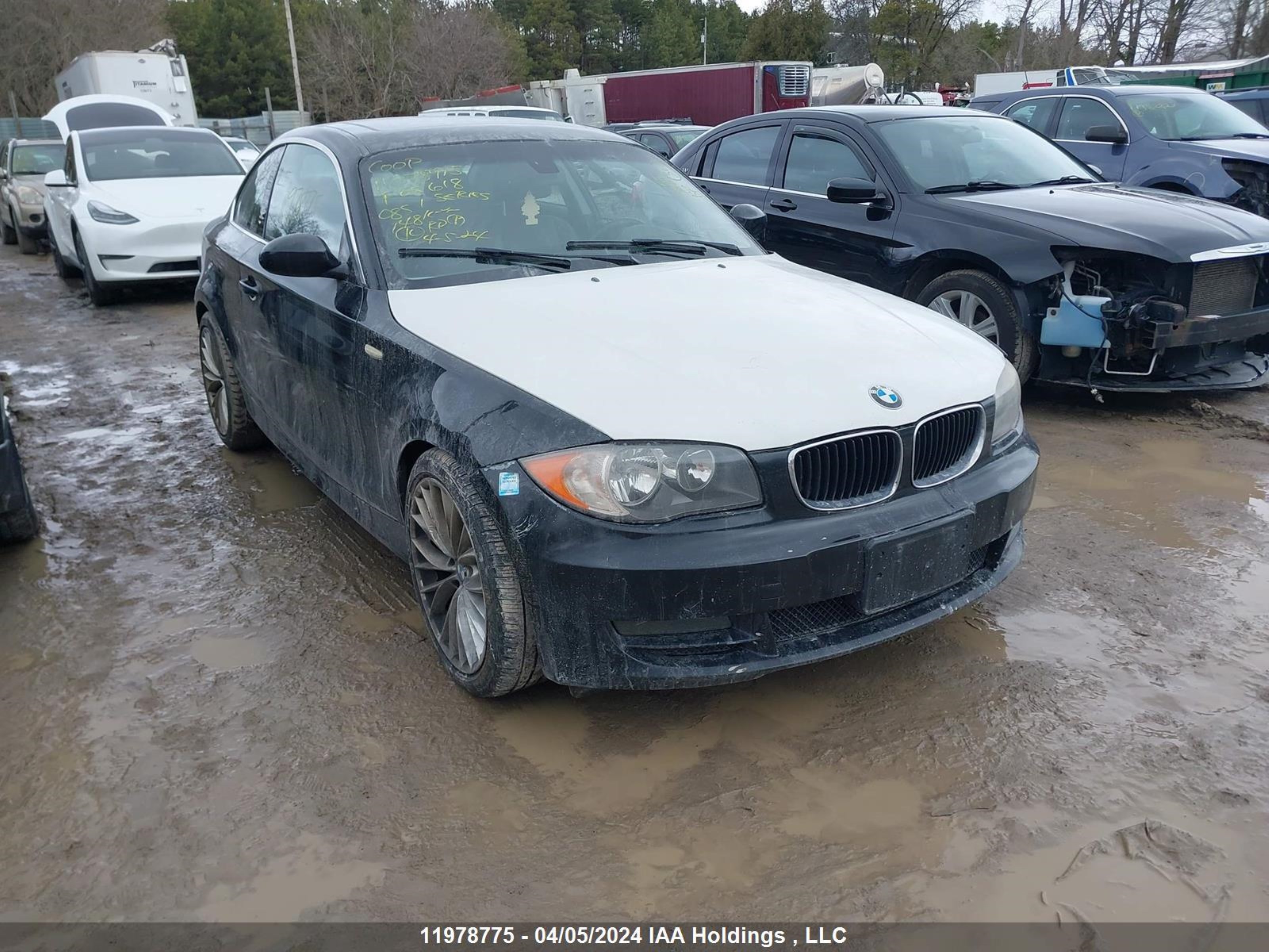 BMW 1ER 2008 wbaup73518vf08618