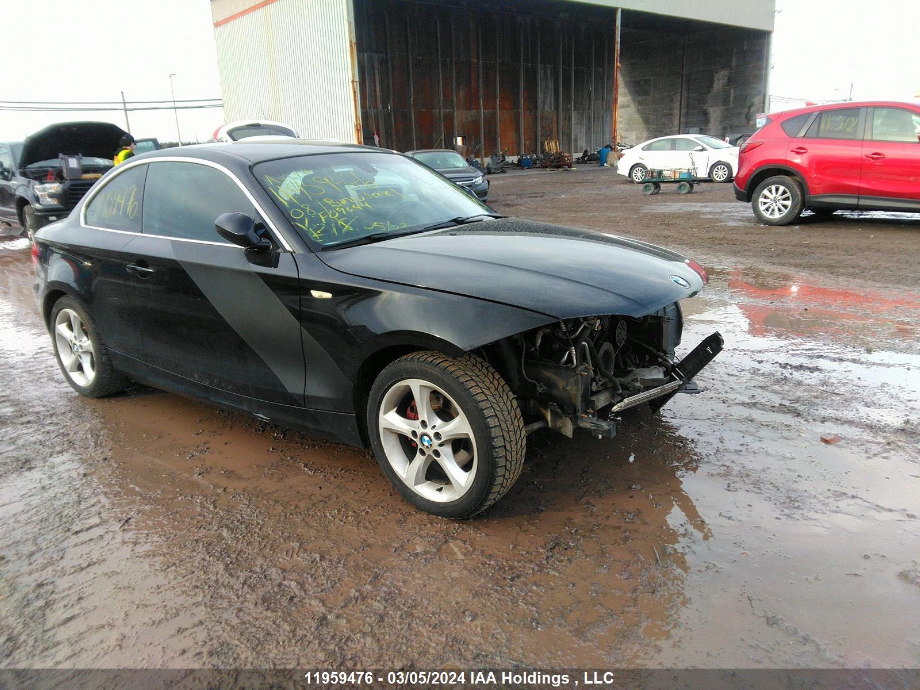 BMW 1ER 2008 wbaup73578vf09644