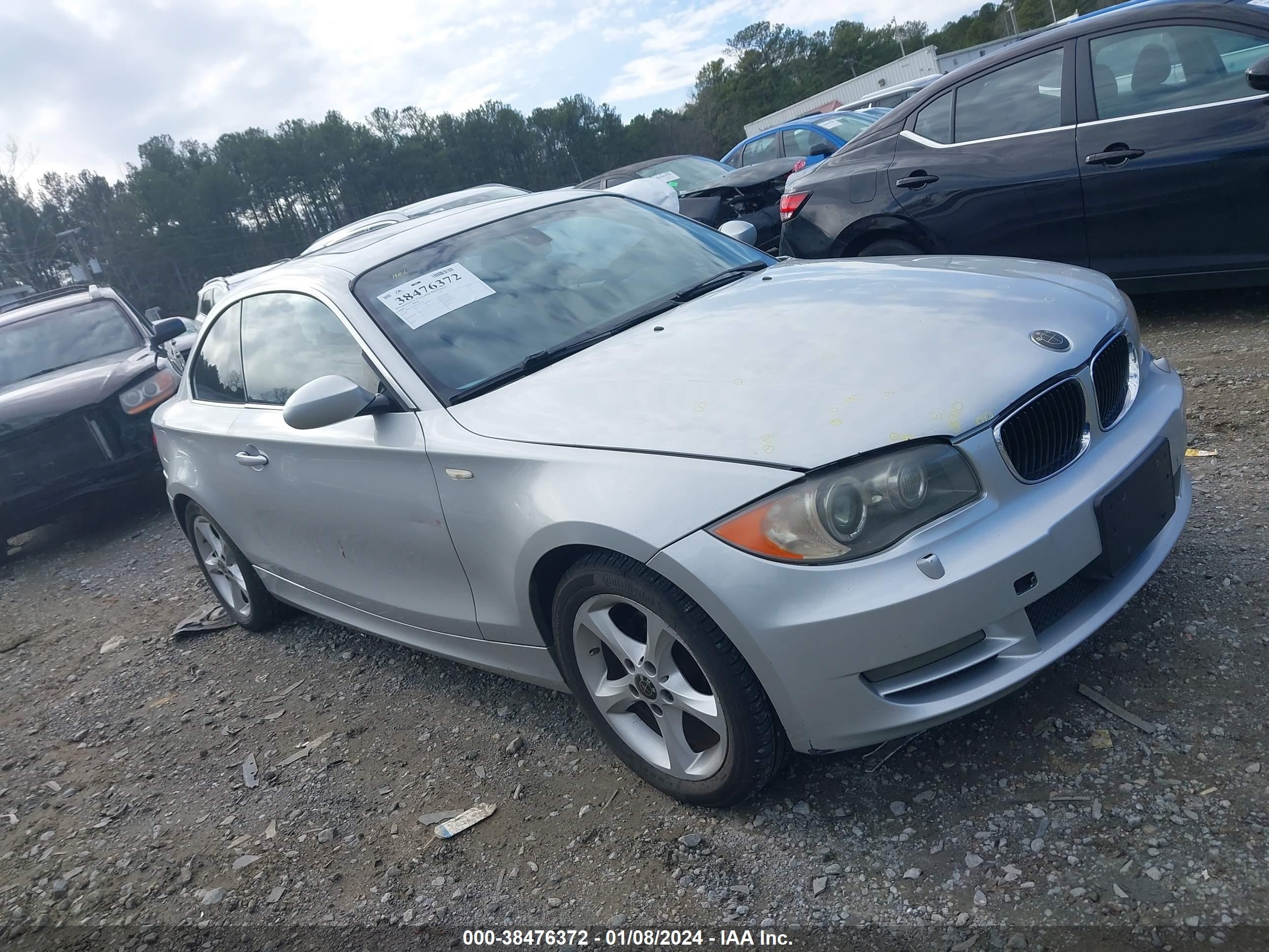 BMW 1ER 2009 wbaup93589vf49258