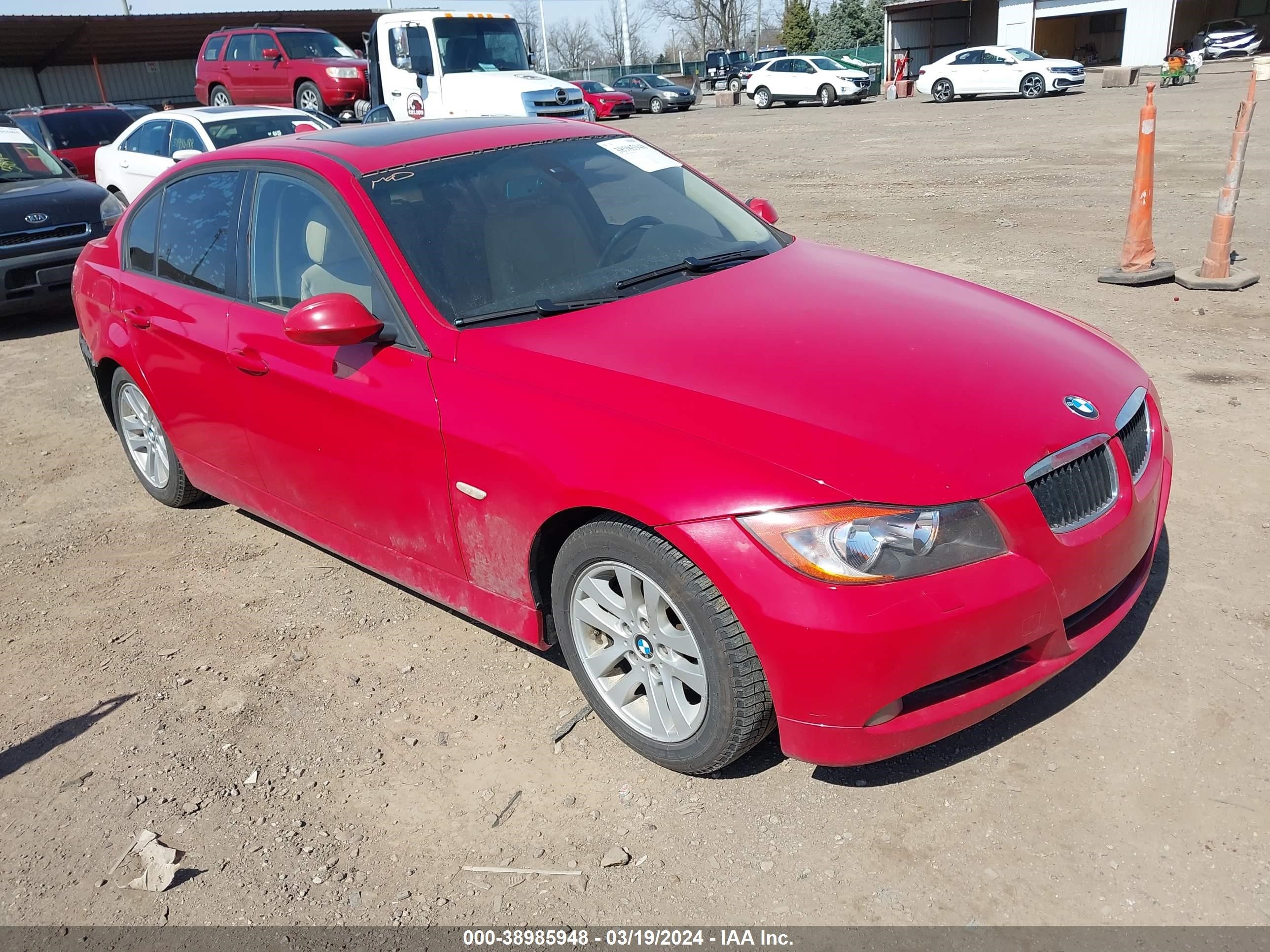 BMW 3ER 2007 wbava33507kx75907