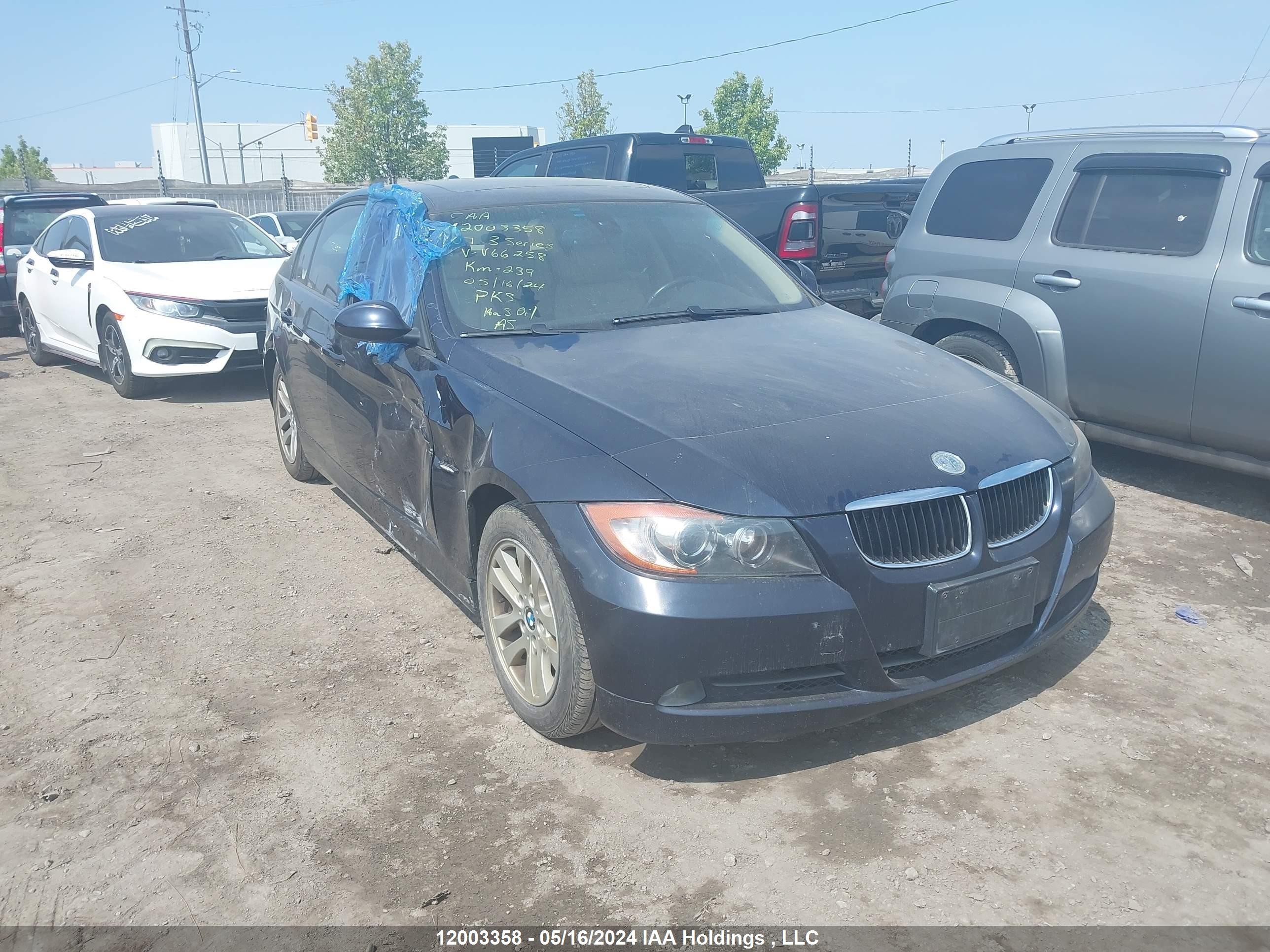 BMW 3ER 2007 wbava33537pv66258