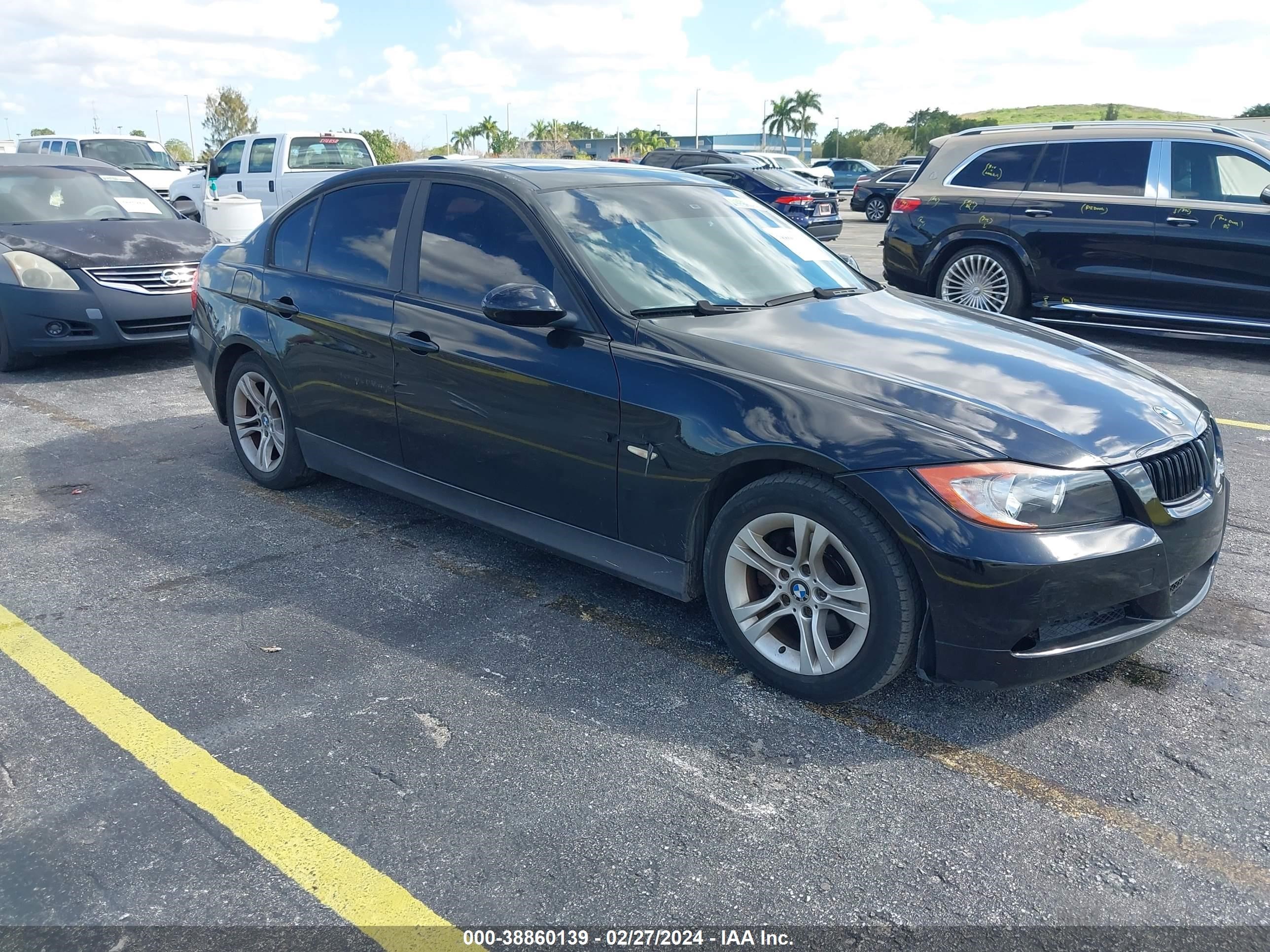 BMW 3ER 2008 wbava33558kx88525