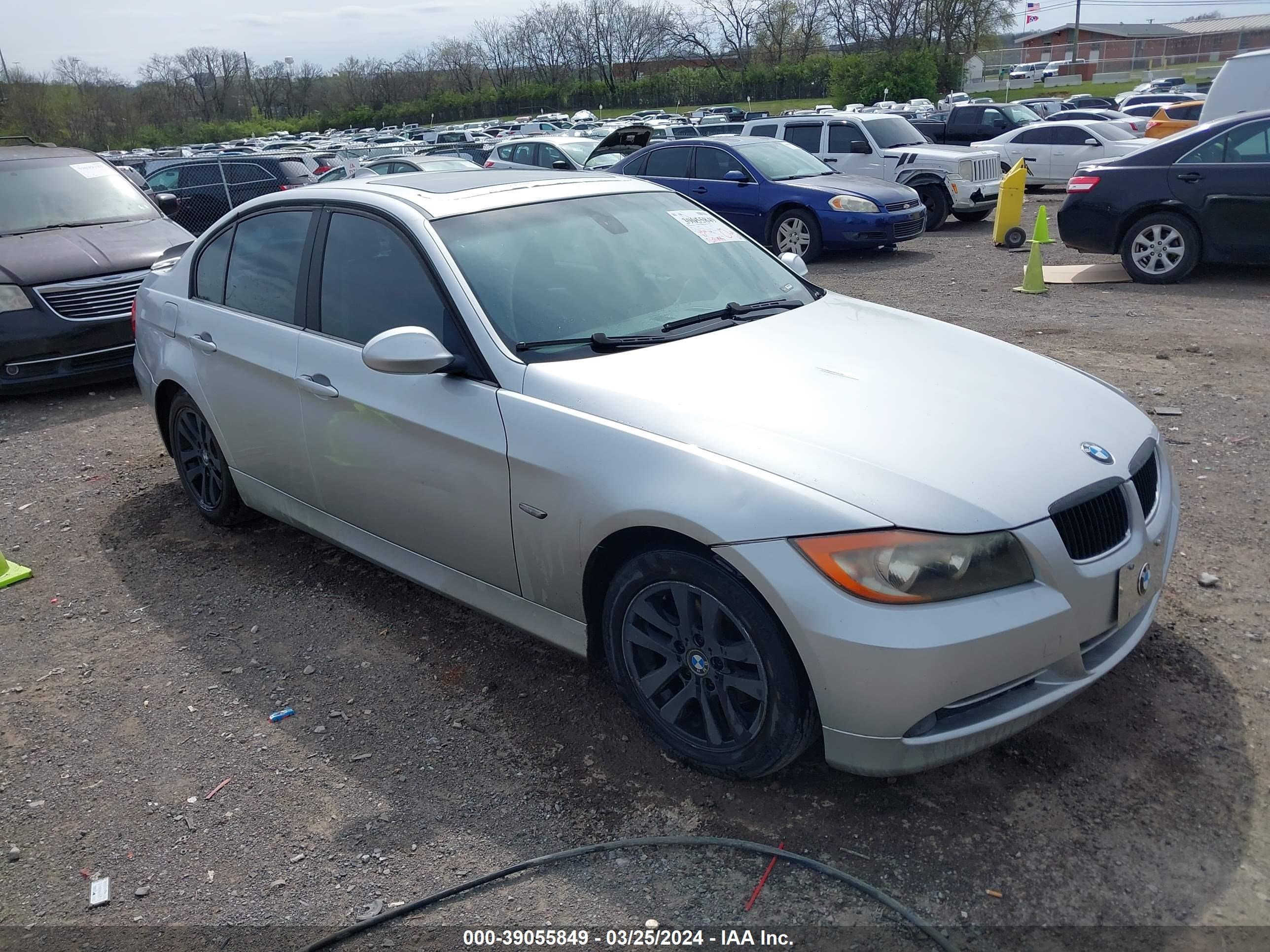 BMW 3ER 2007 wbava33567kx78293