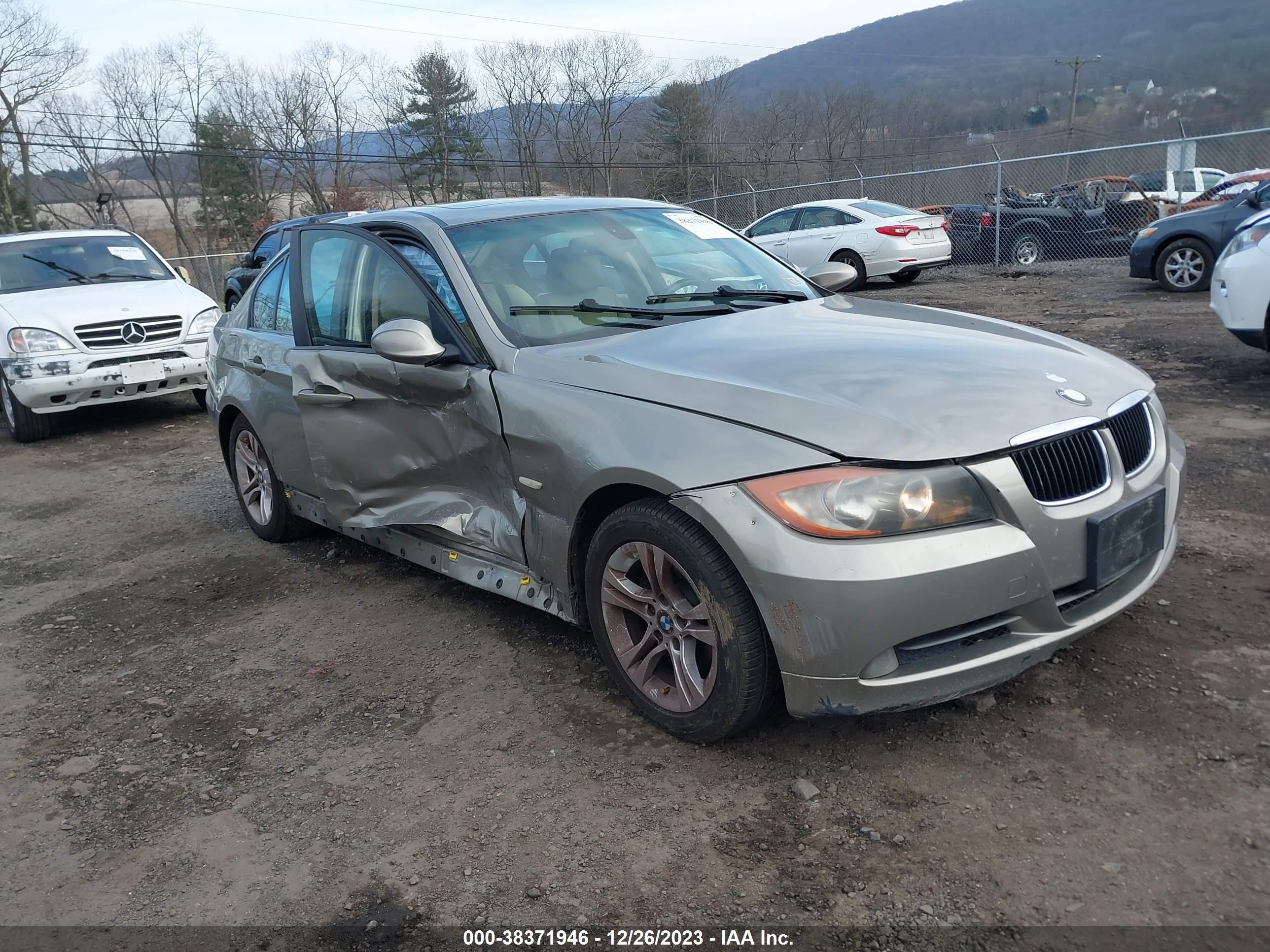 BMW 3ER 2008 wbava37578nl58620