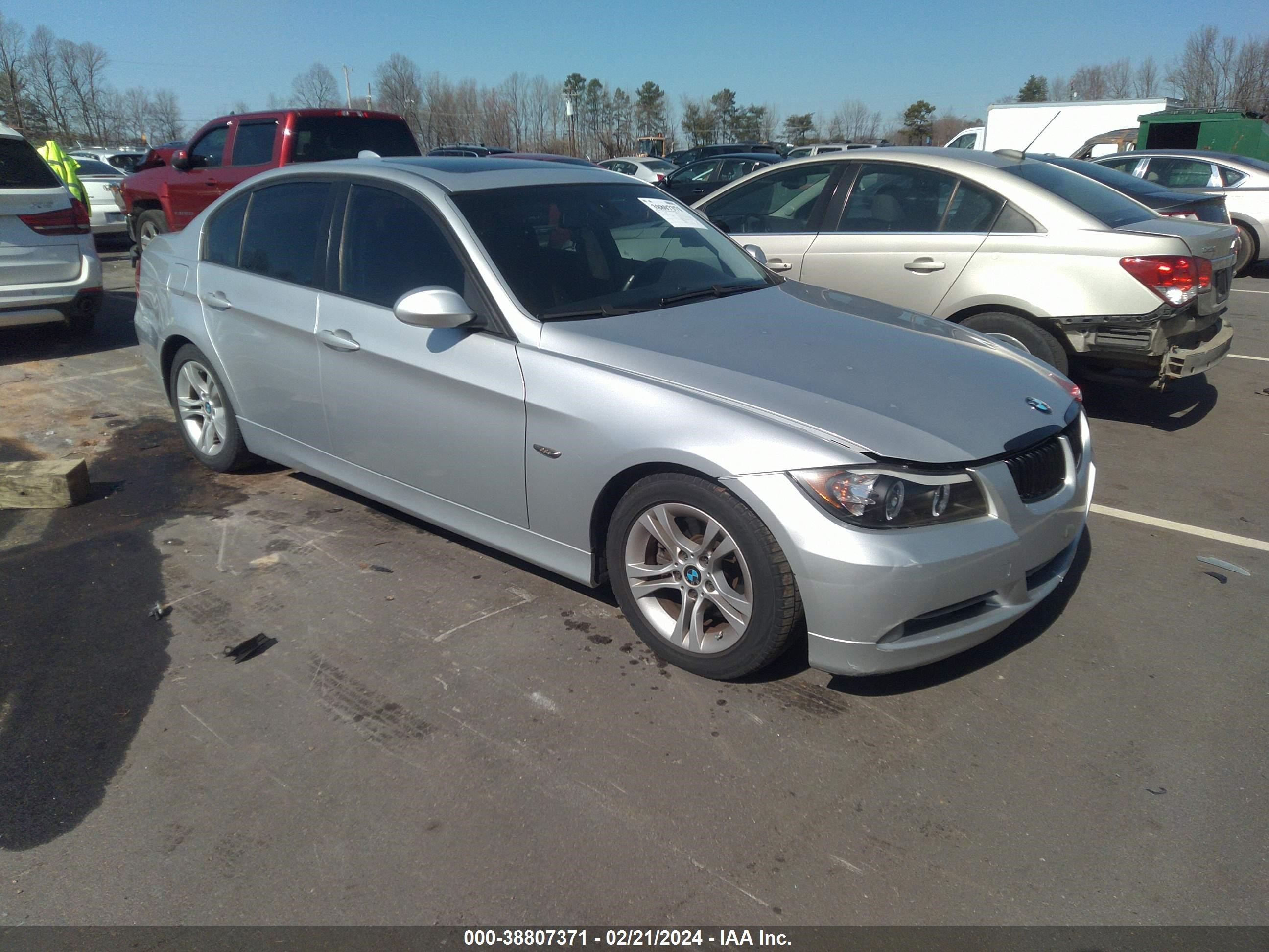 BMW 3ER 2008 wbava37588nl53989