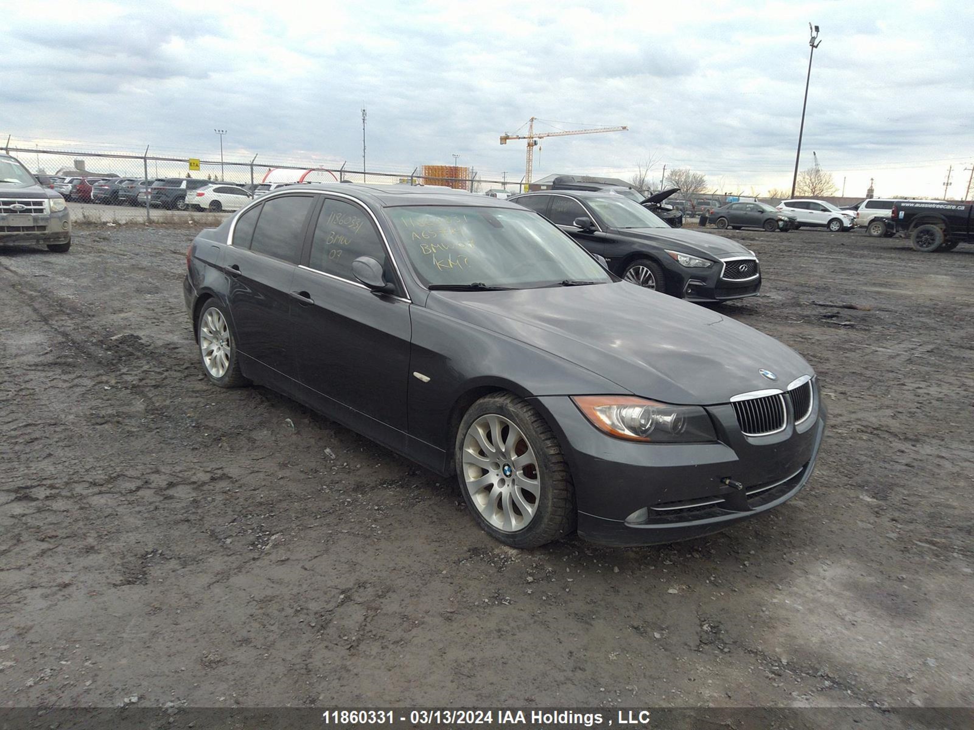 BMW 3ER 2007 wbavb73587pa65714