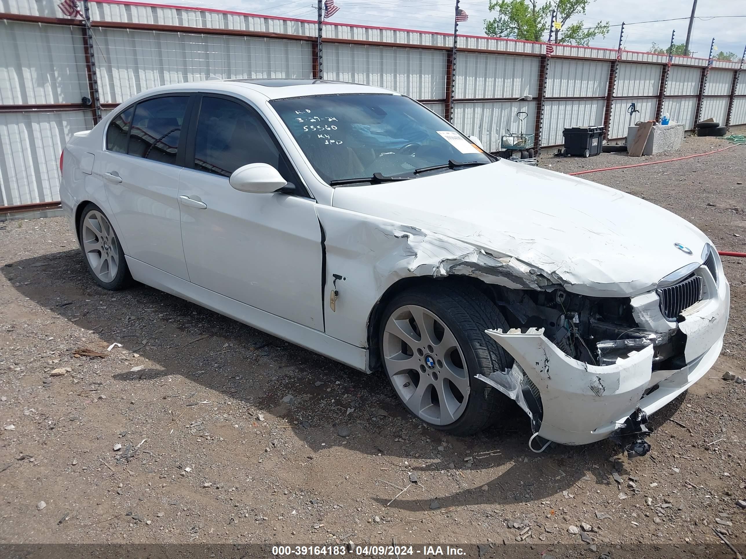 BMW 3ER 2008 wbavb77598nh80024