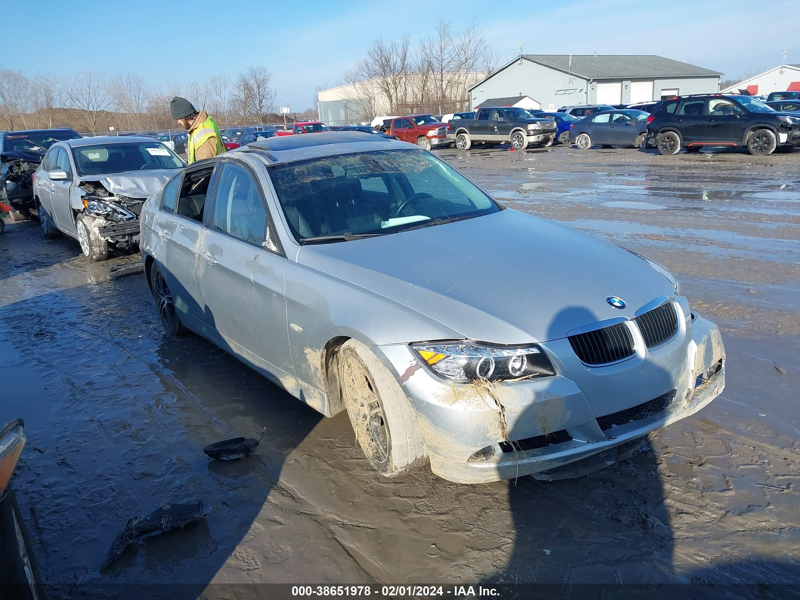 BMW 3ER 2007 wbavc53527fz79543