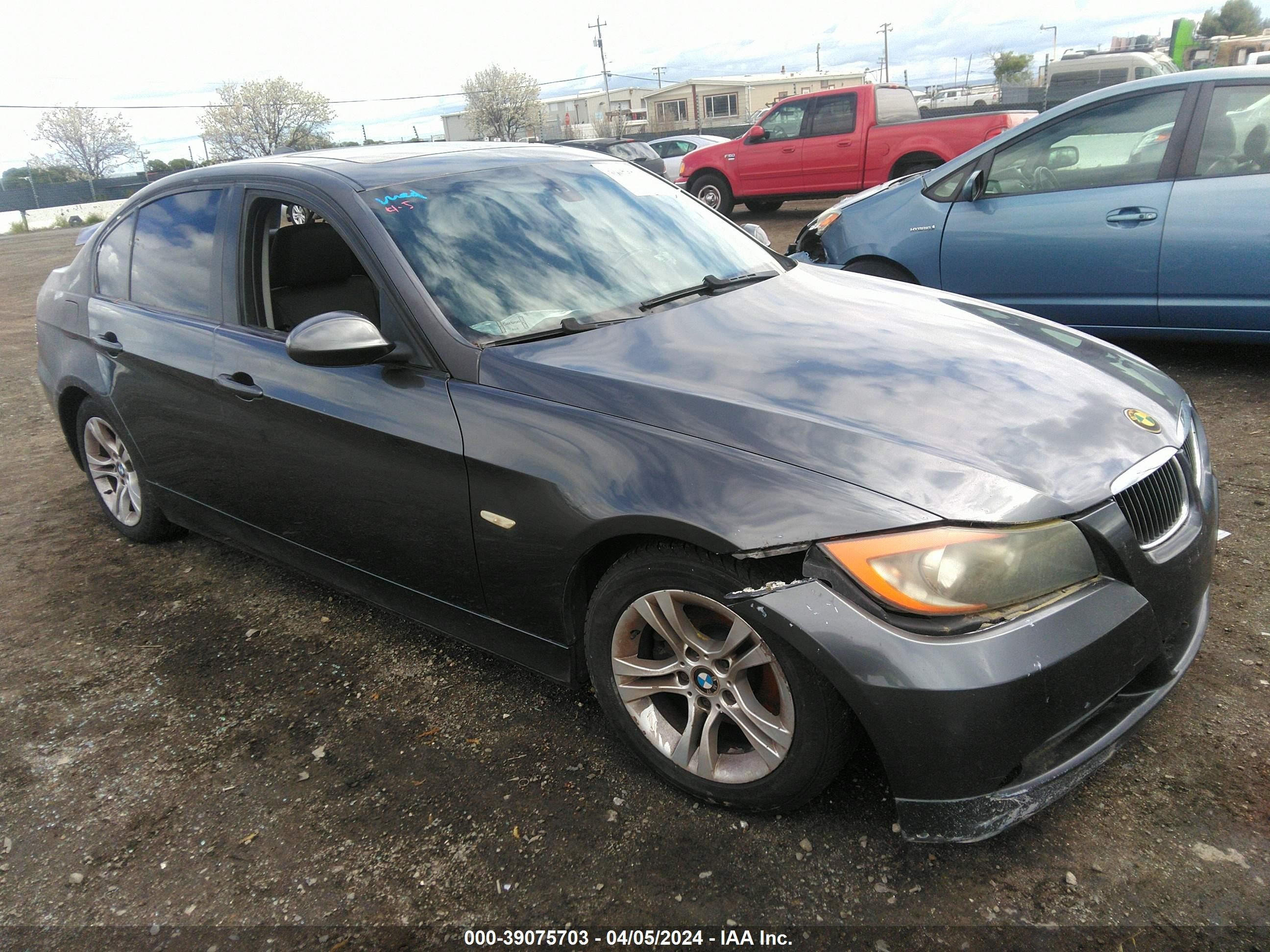 BMW 3ER 2008 wbavc57518nk77828