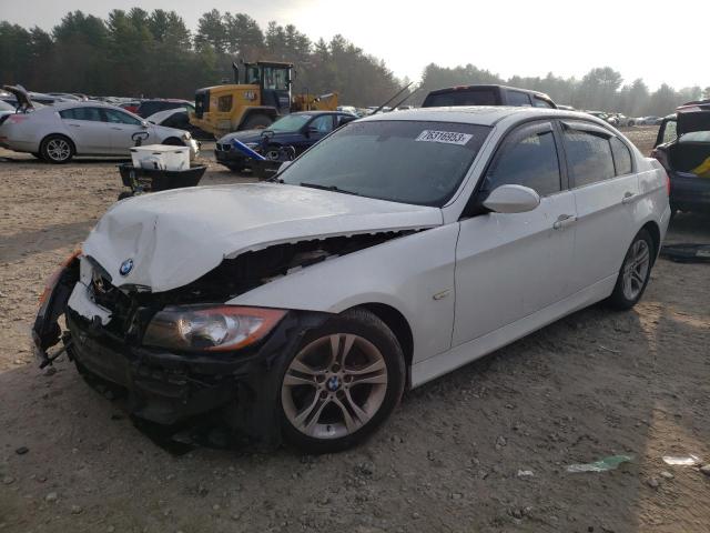 BMW 3 SERIES 2008 wbavc57598nk77107