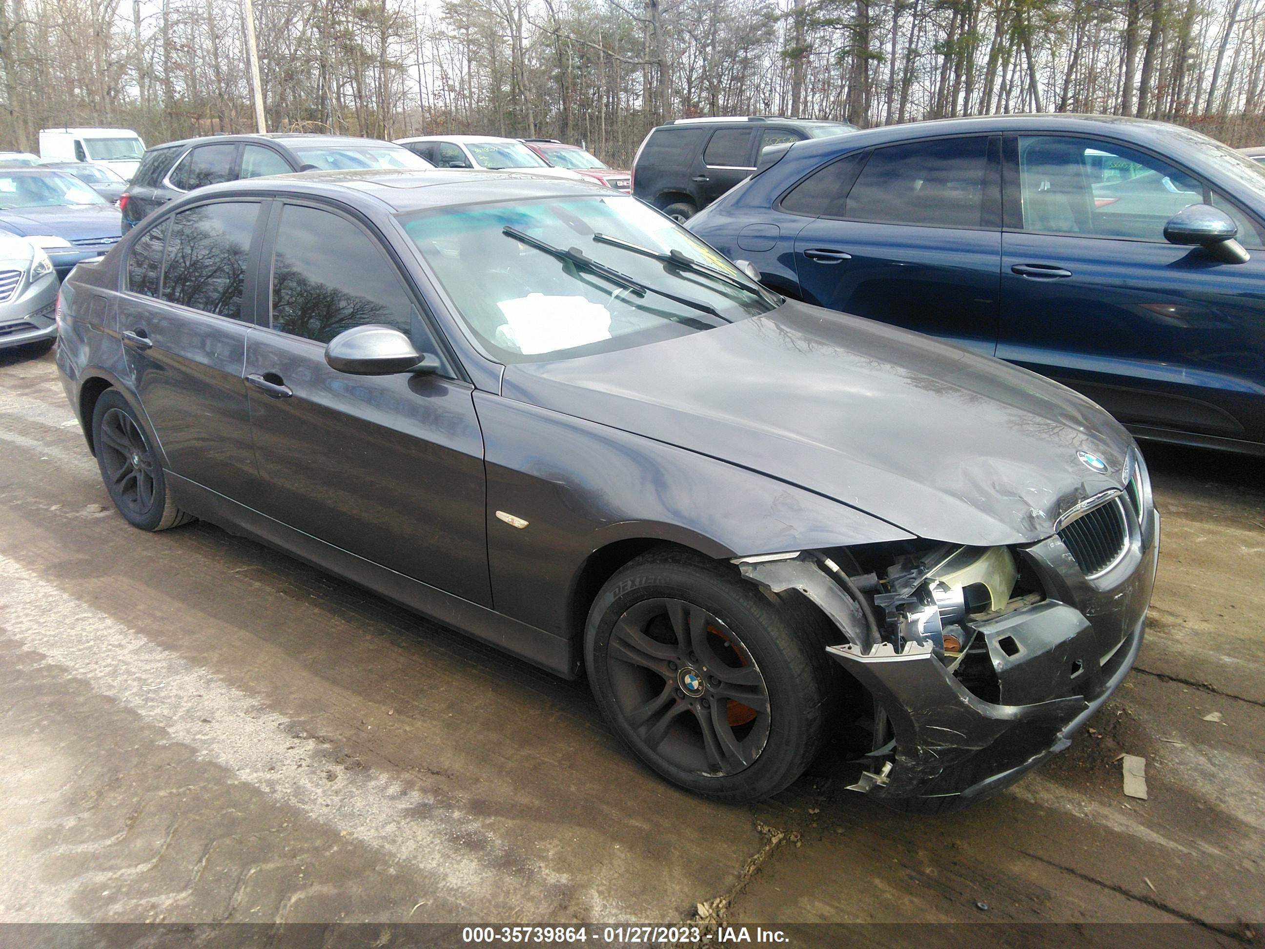 BMW 3ER 2008 wbavc73508kp38567