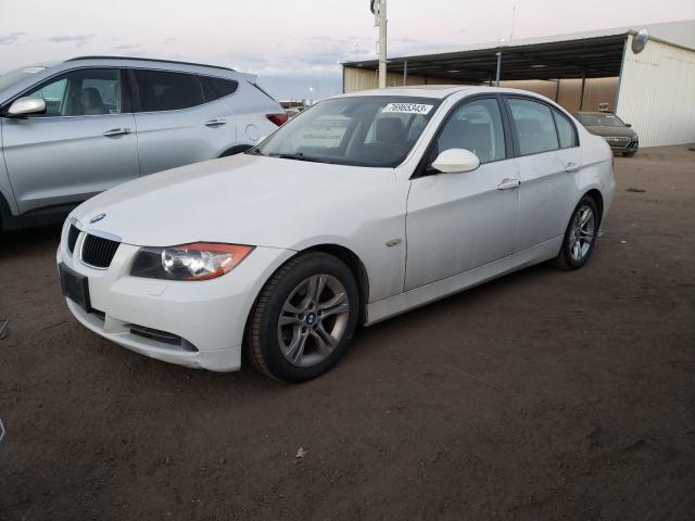 BMW 3 SERIES 2008 wbavc73528kx92551