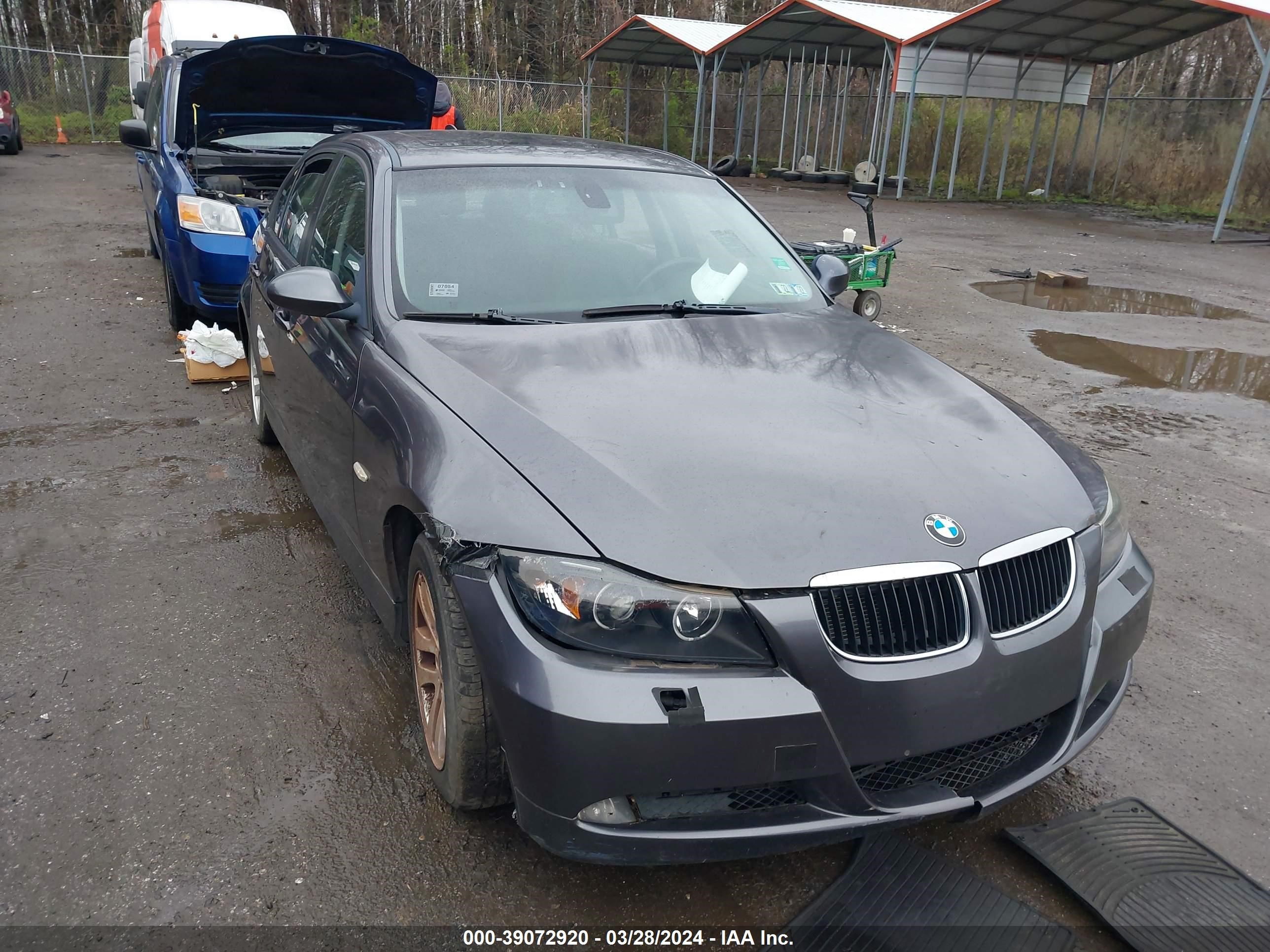 BMW 3ER 2007 wbavc73537kp36391