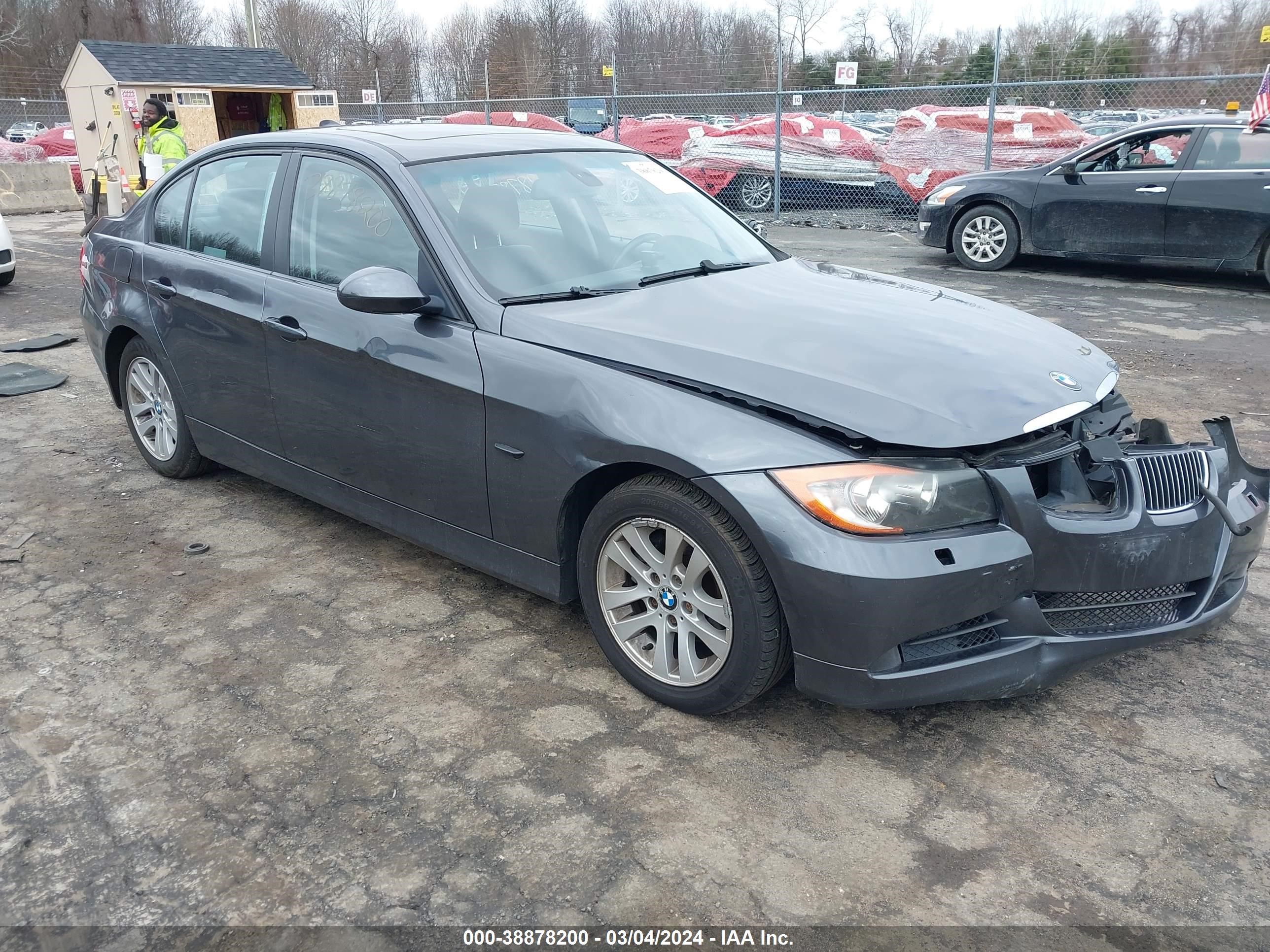 BMW 3ER 2007 wbavc73567kp31623