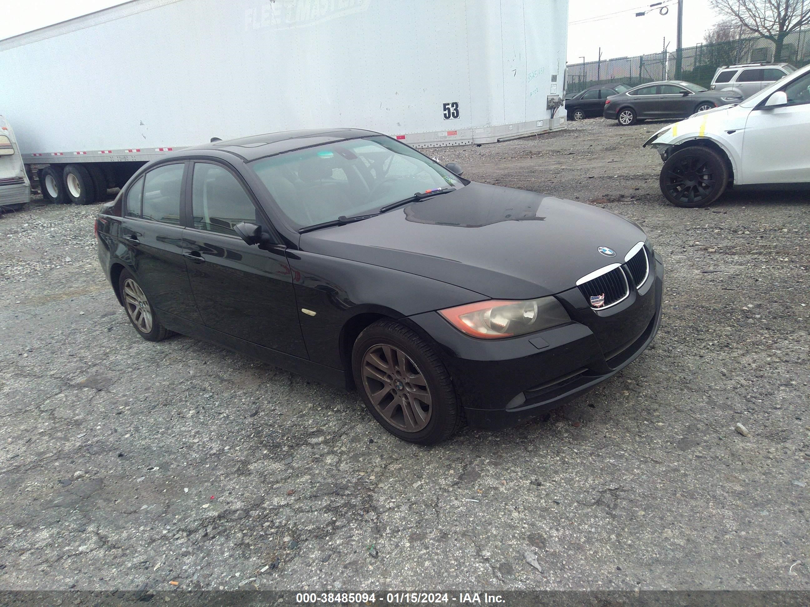 BMW 3ER 2007 wbavc93527kx53016