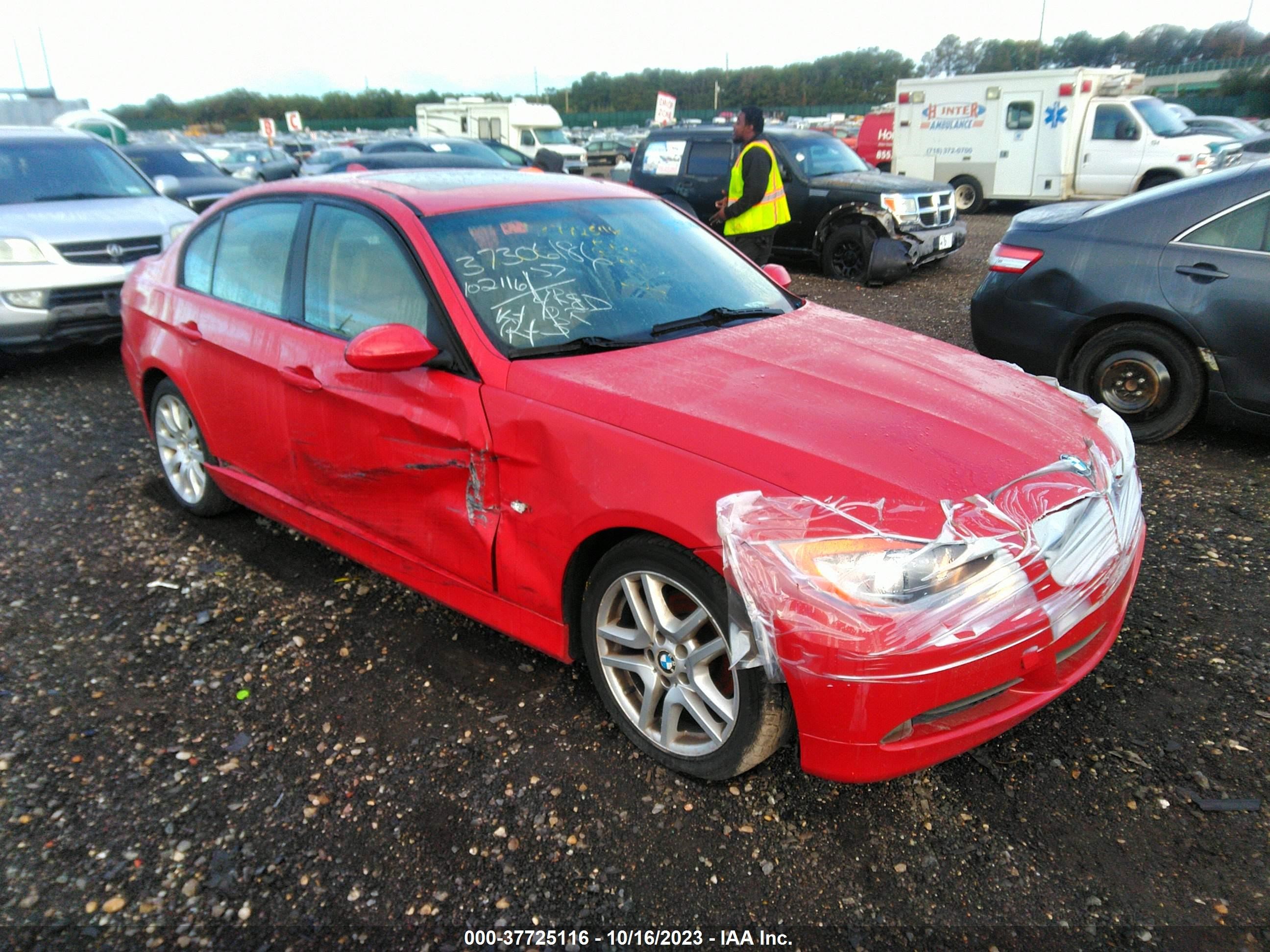 BMW 3ER 2007 wbavc93527kx55865