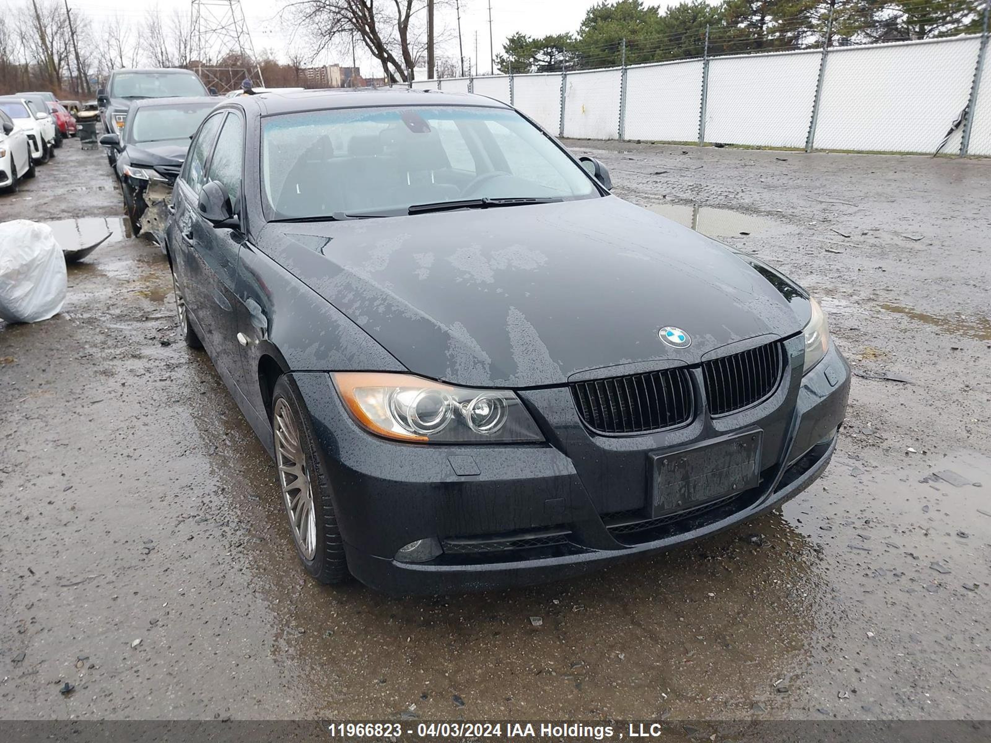 BMW 3ER 2007 wbavc93537kz70235