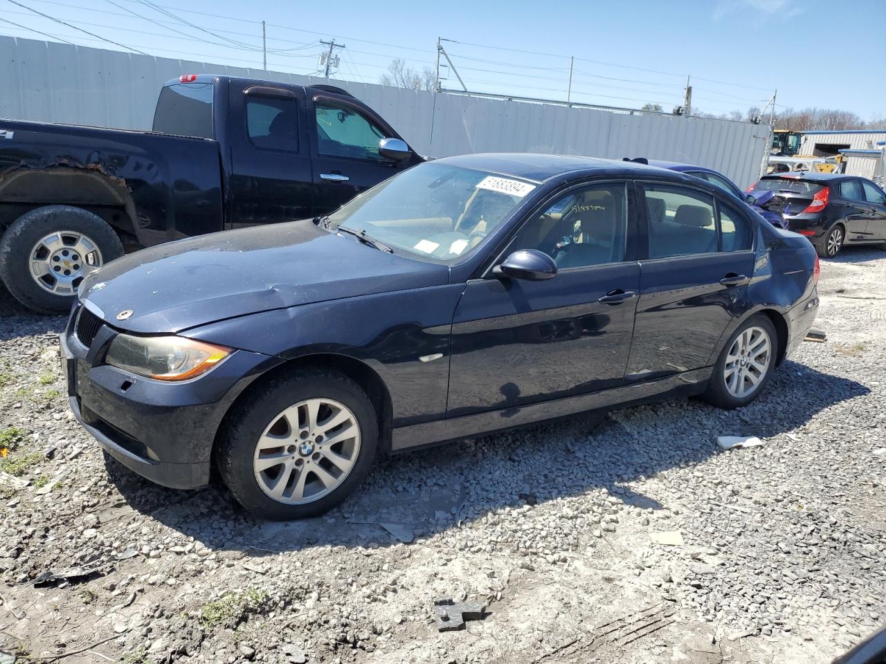 BMW 3ER 2007 wbavc93557kx53334