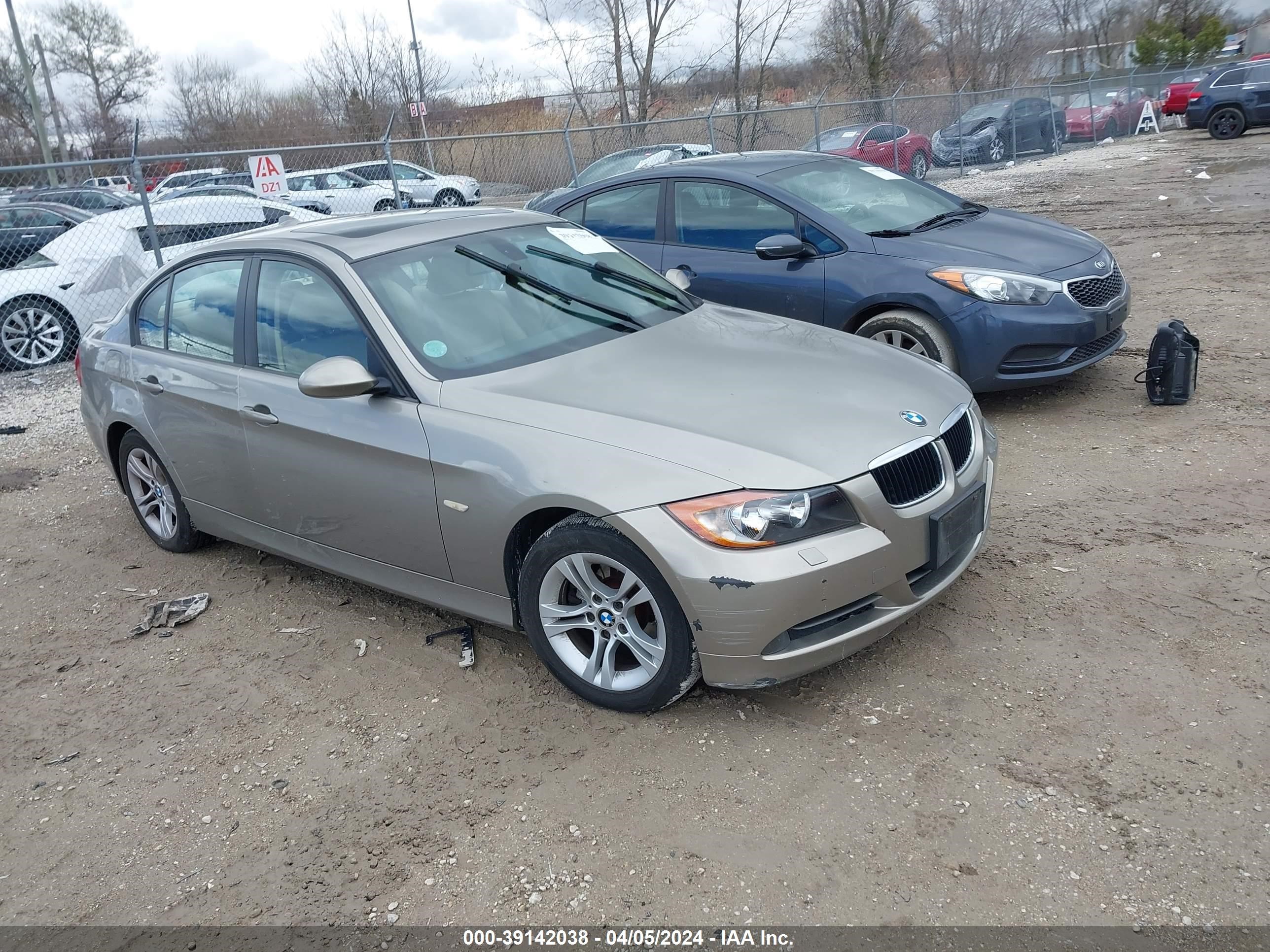 BMW 3ER 2008 wbavc93578k038508