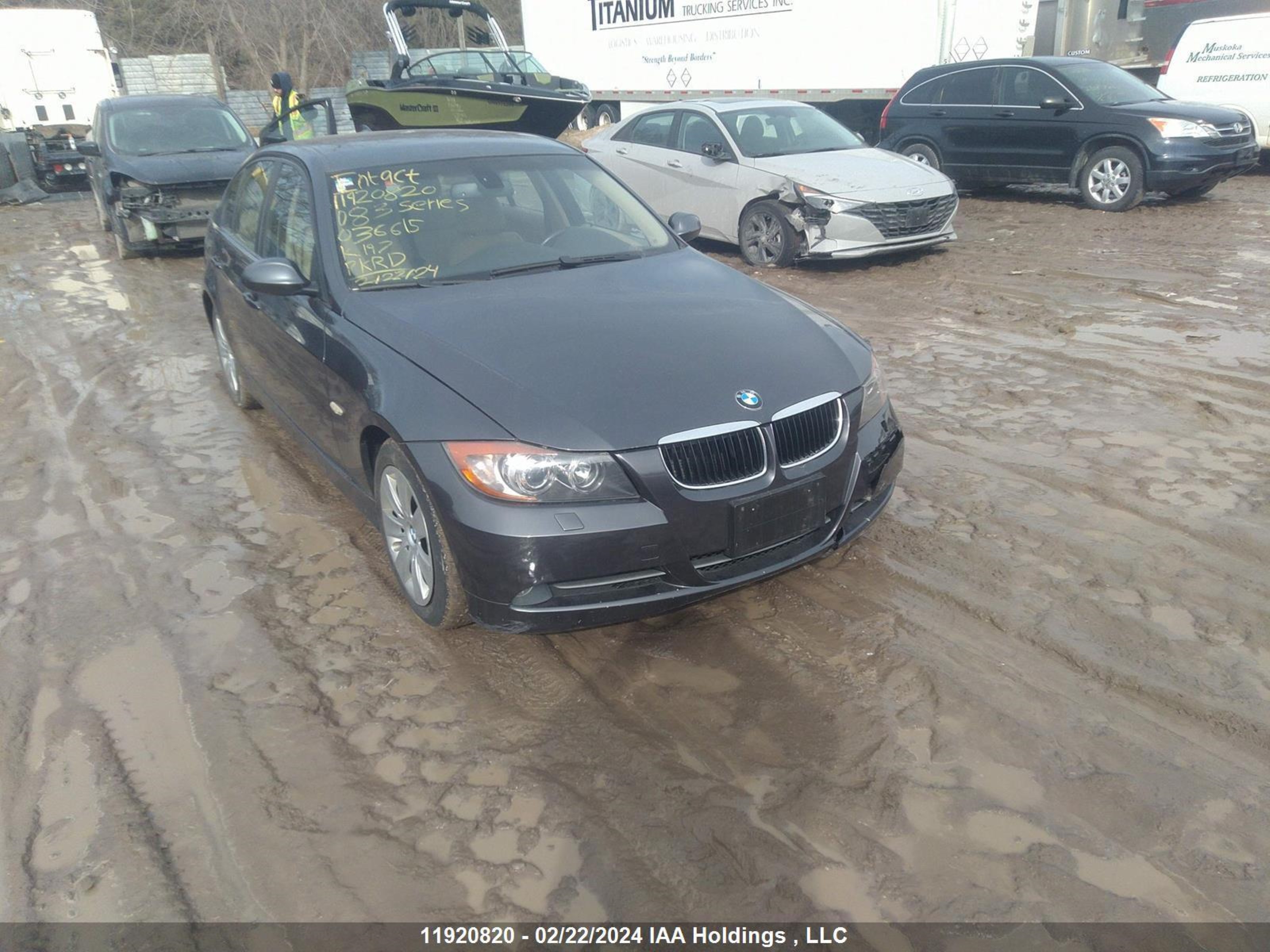 BMW 3ER 2008 wbavc93598k036615