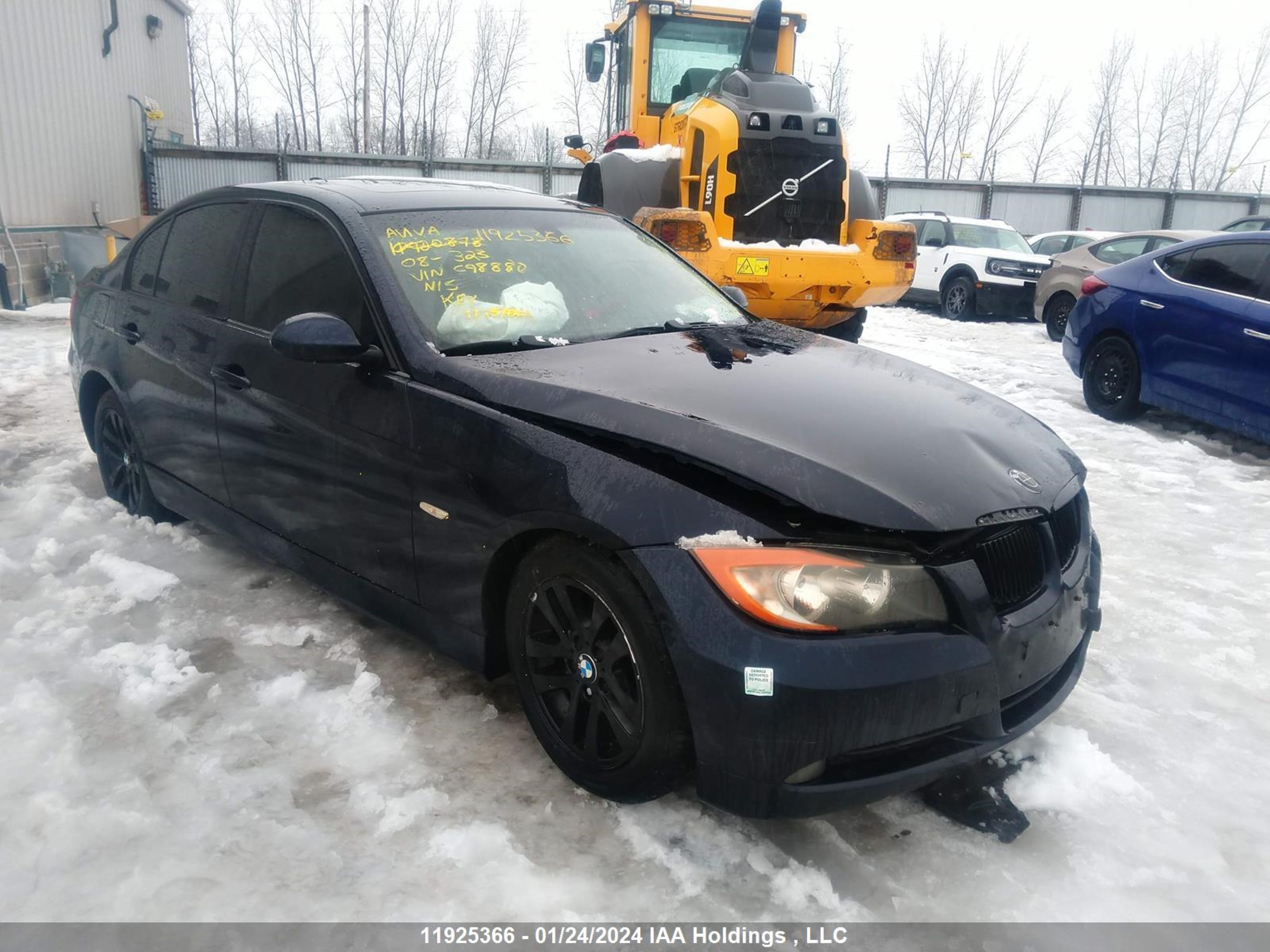 BMW 3ER 2008 wbavh13538kc98880