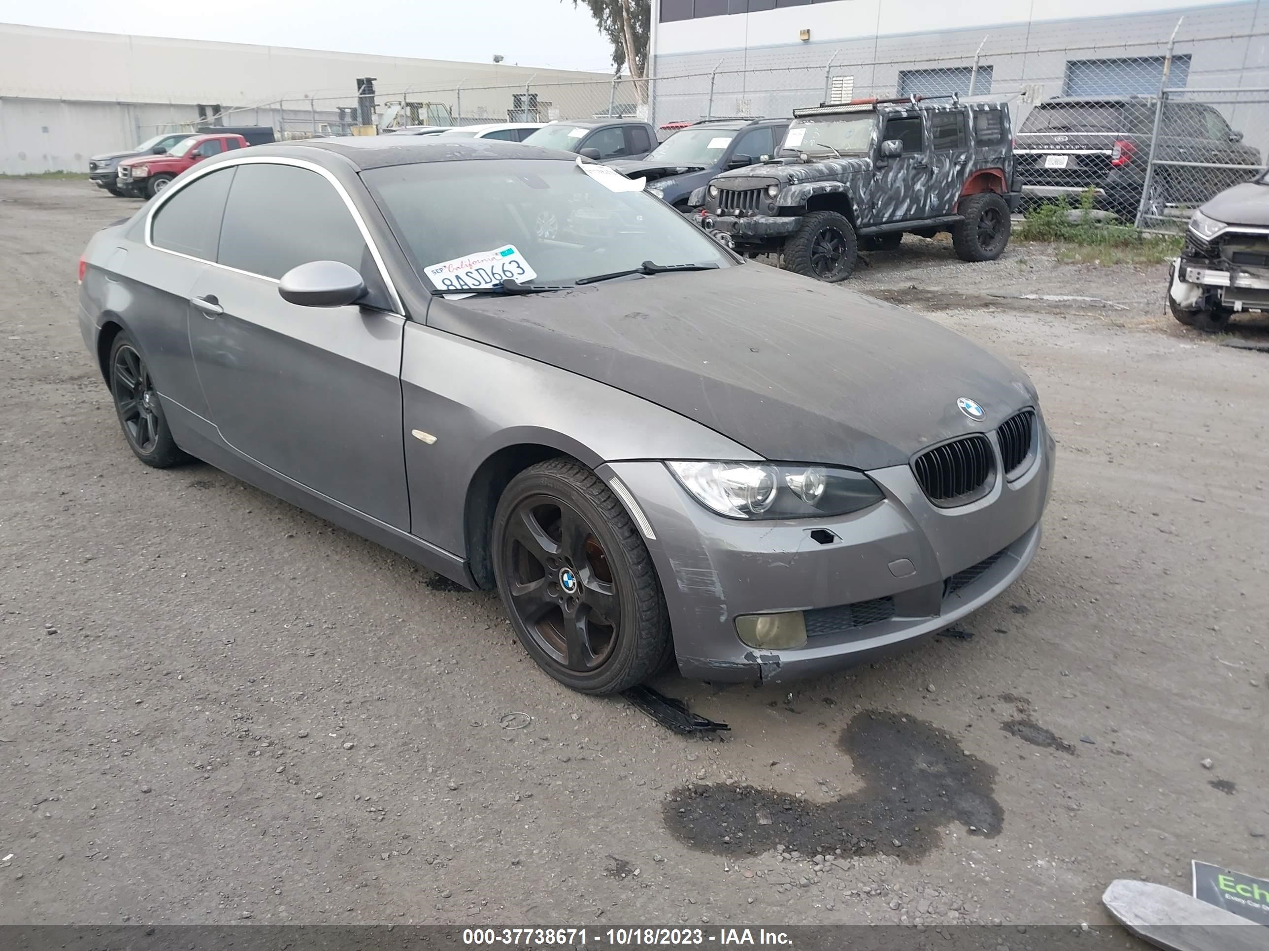 BMW 3ER 2007 wbawc33527pd07343