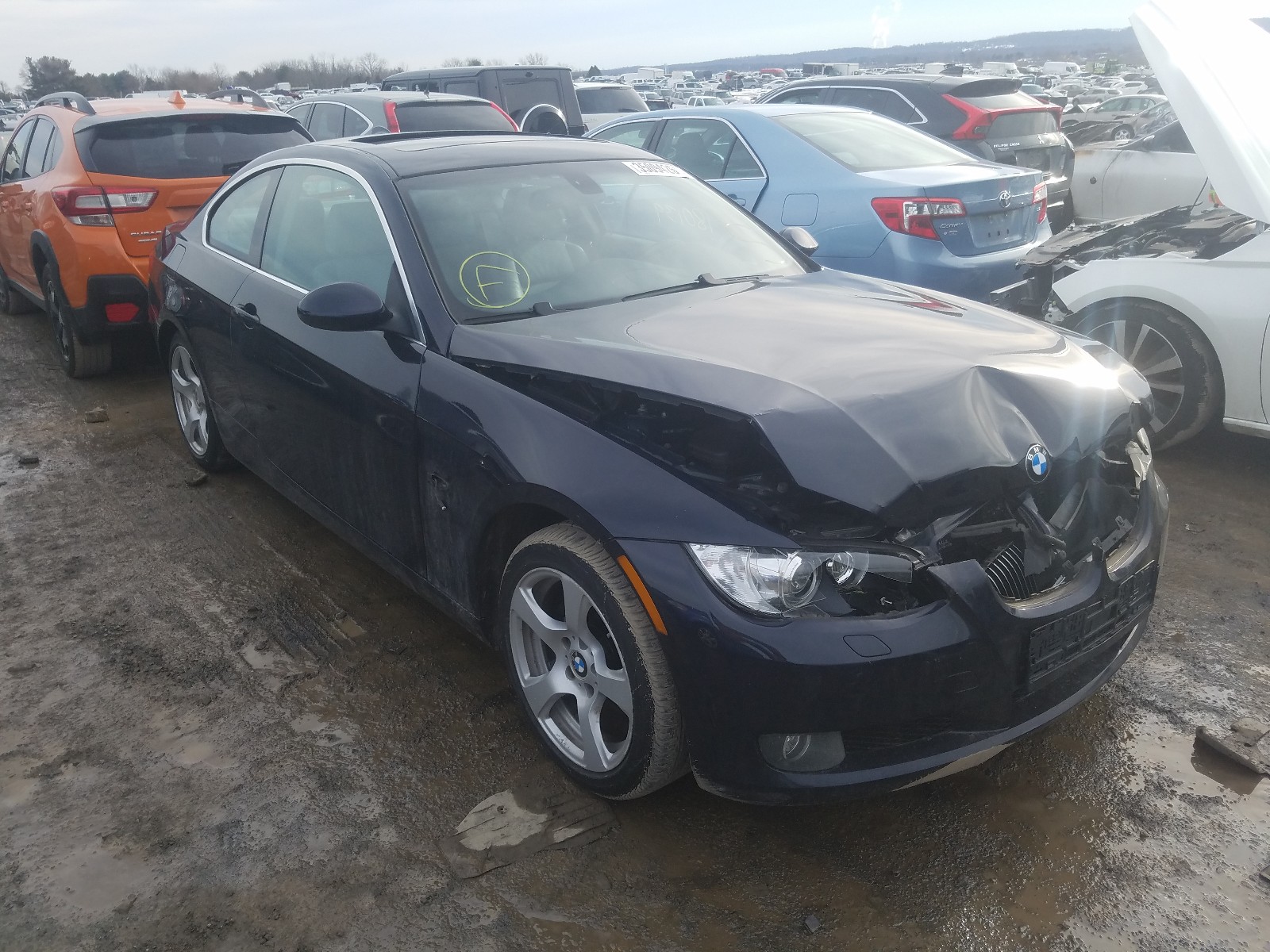 BMW 3 SERIES 2008 wbawc33548pc87520