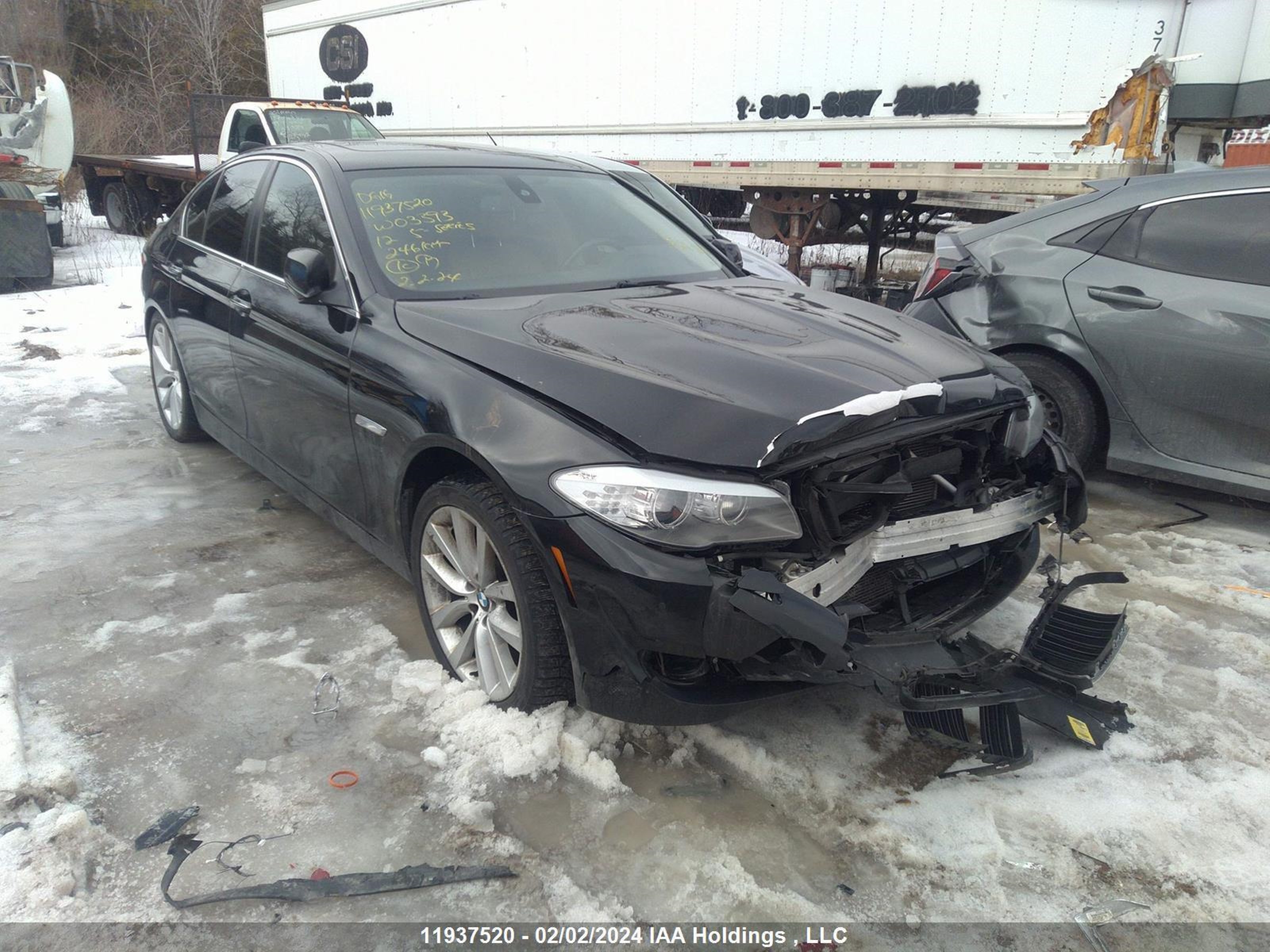 BMW 5ER 2012 wbaxh5c54cdw03393