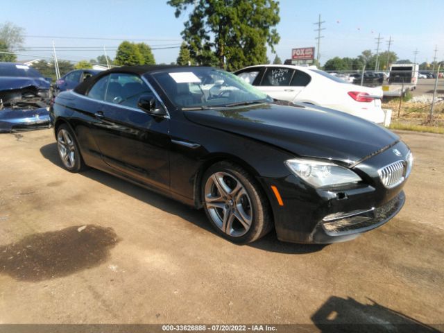 BMW 6 SERIES 2013 wbayp1c50ddx00852