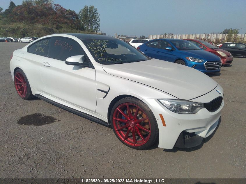 BMW M4 2015 wbs3r9c59fk329316