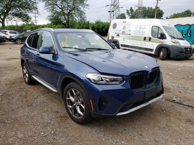 BMW X3 XDRIVE3 2022 wbx57dp00nn145230