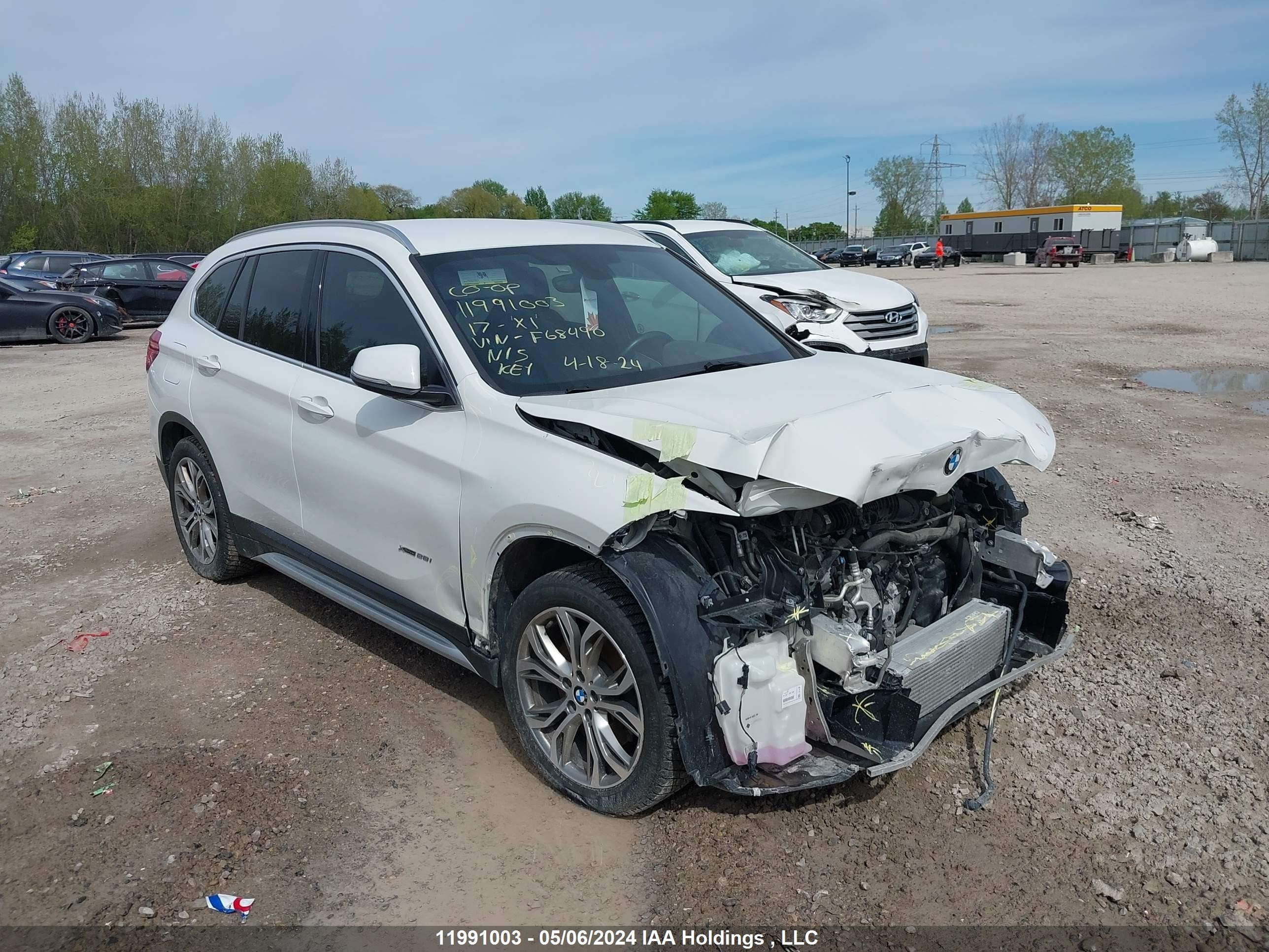 BMW X1 2017 wbxht3c31h5f68490