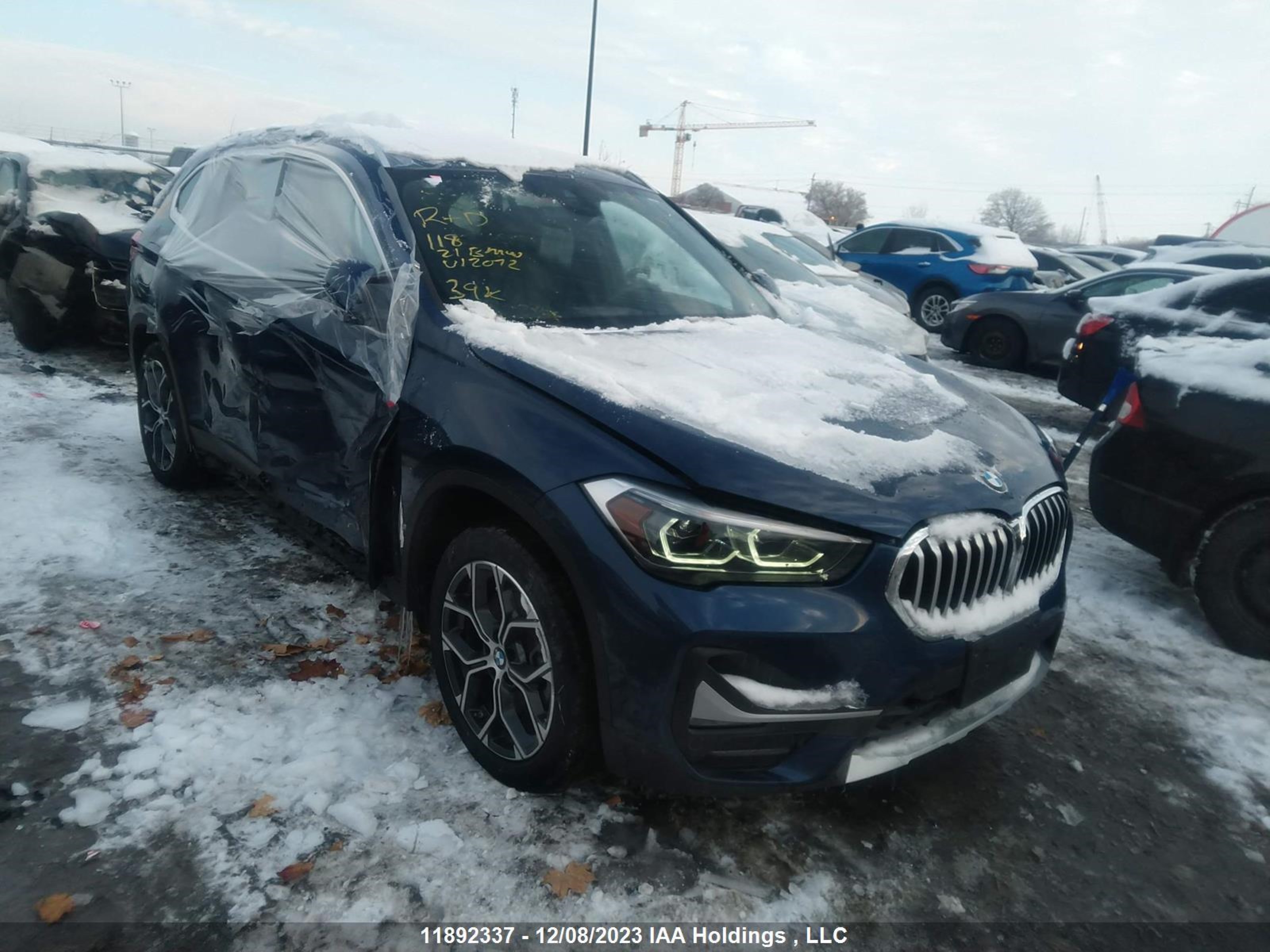 BMW X1 2021 wbxjg9c07m5u12072