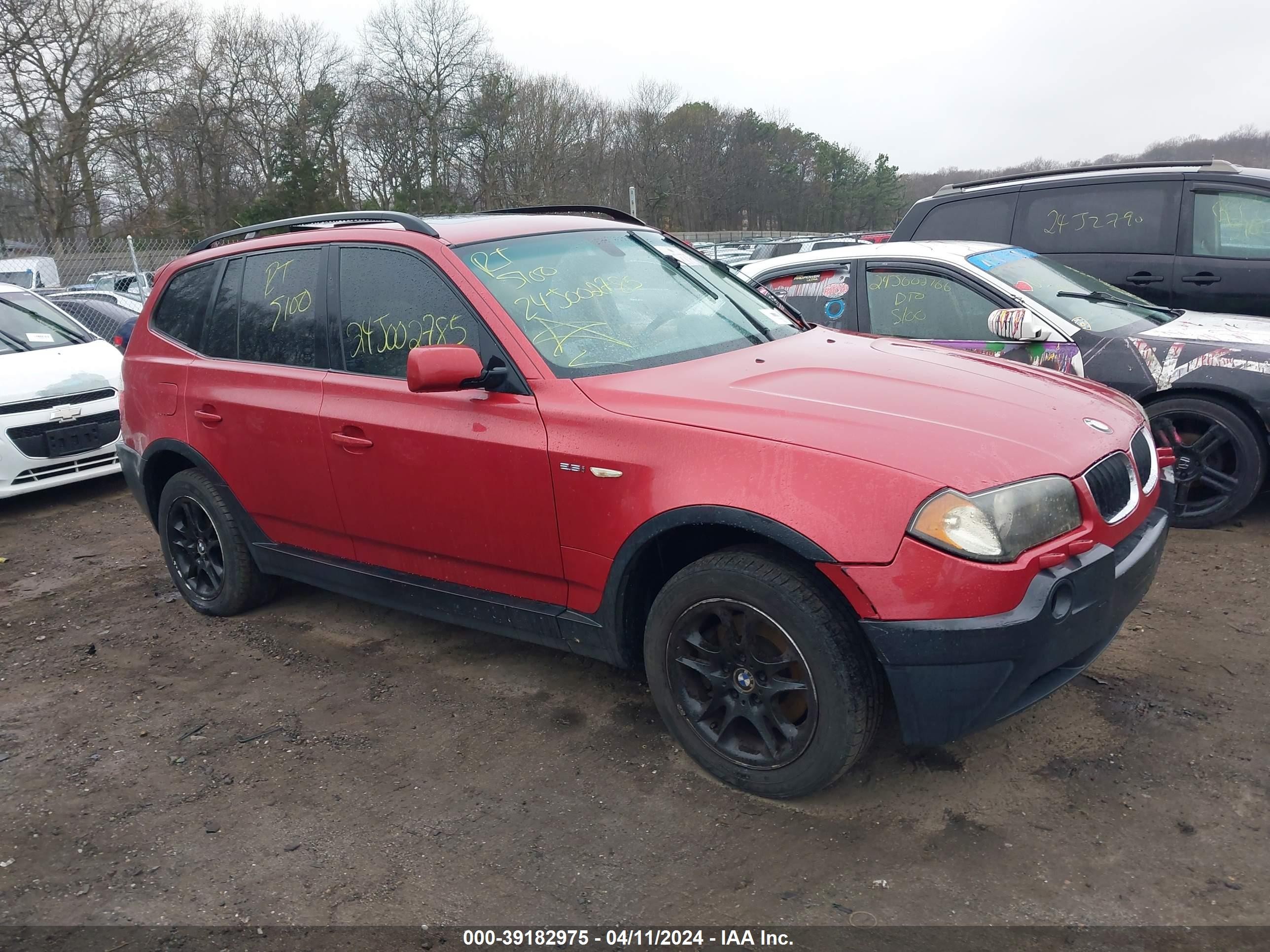 BMW X3 2004 wbxpa73414wc38001