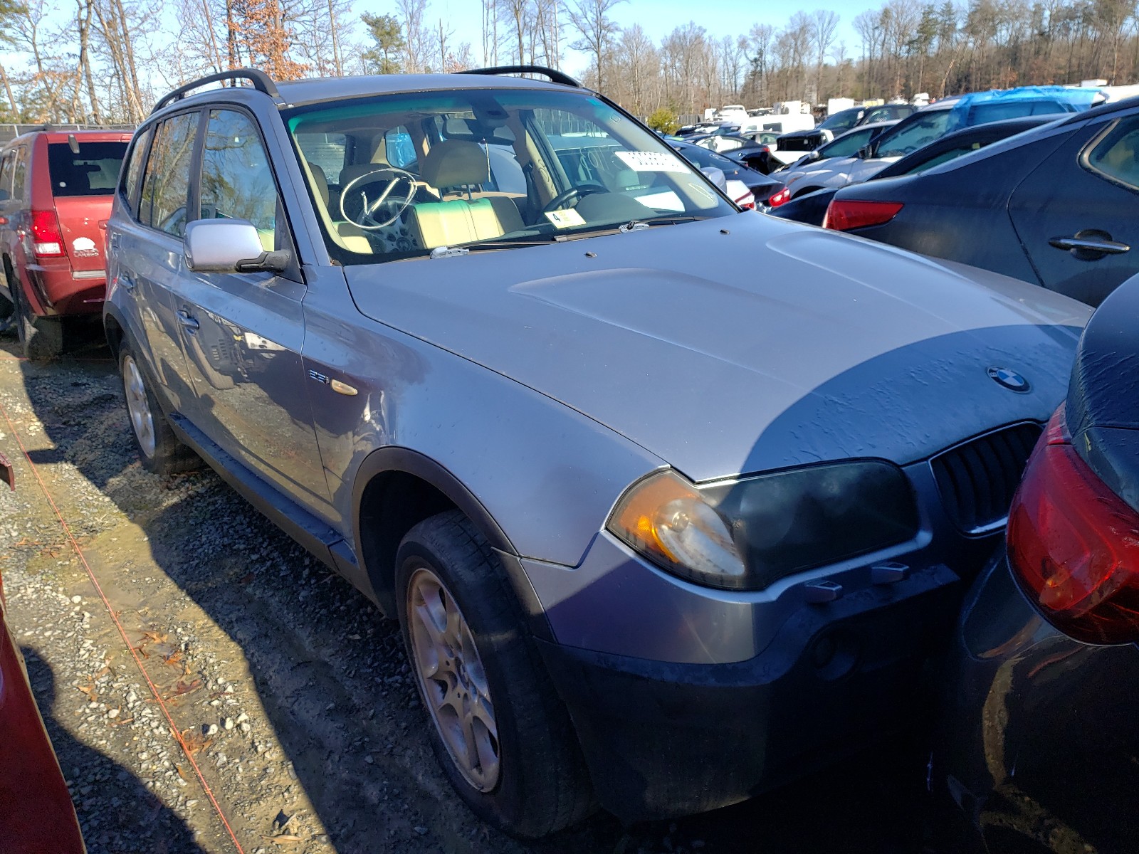 BMW X3 2.5I 2004 wbxpa73424wc44910