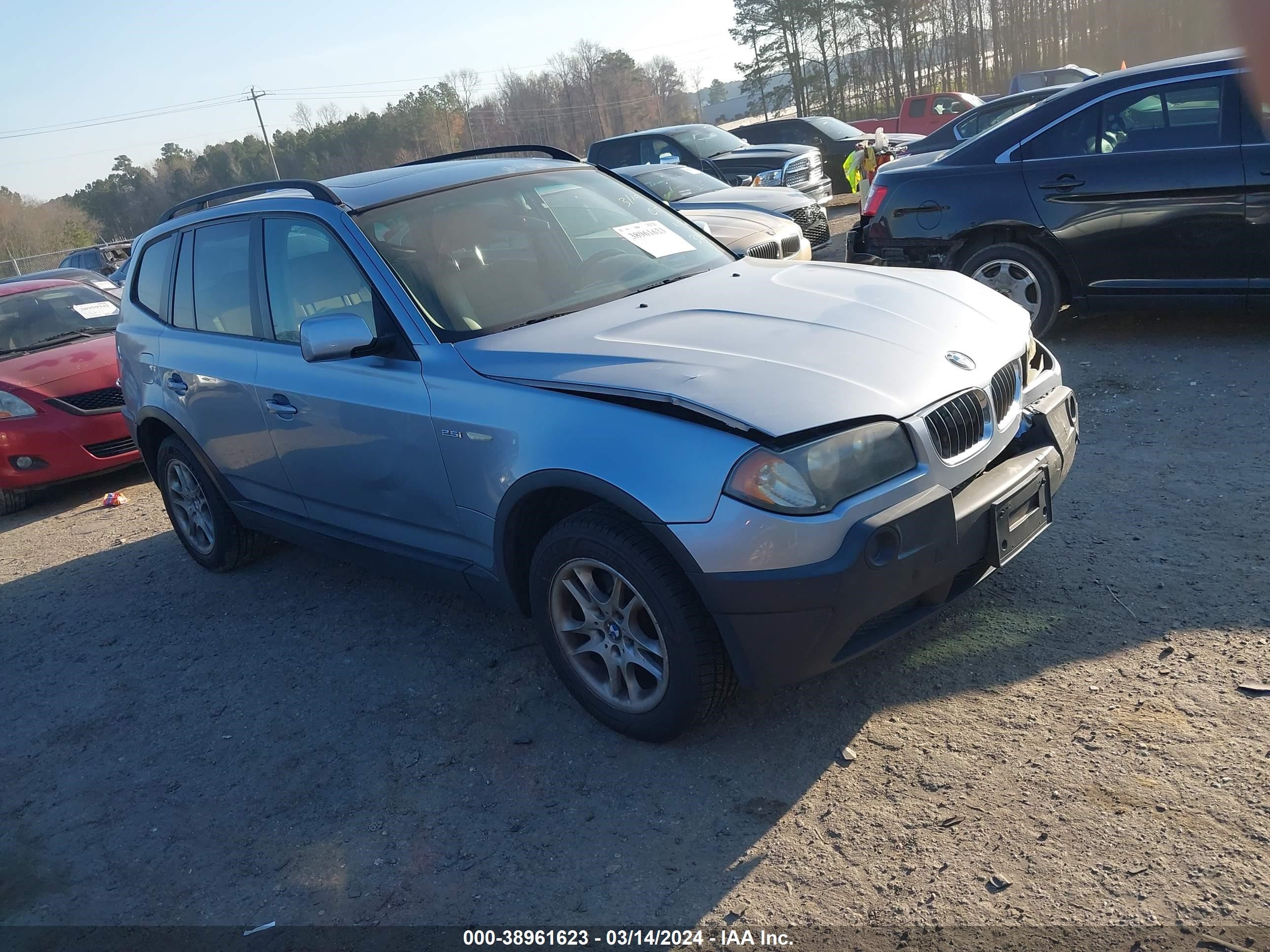 BMW X3 2004 wbxpa73434wc43524