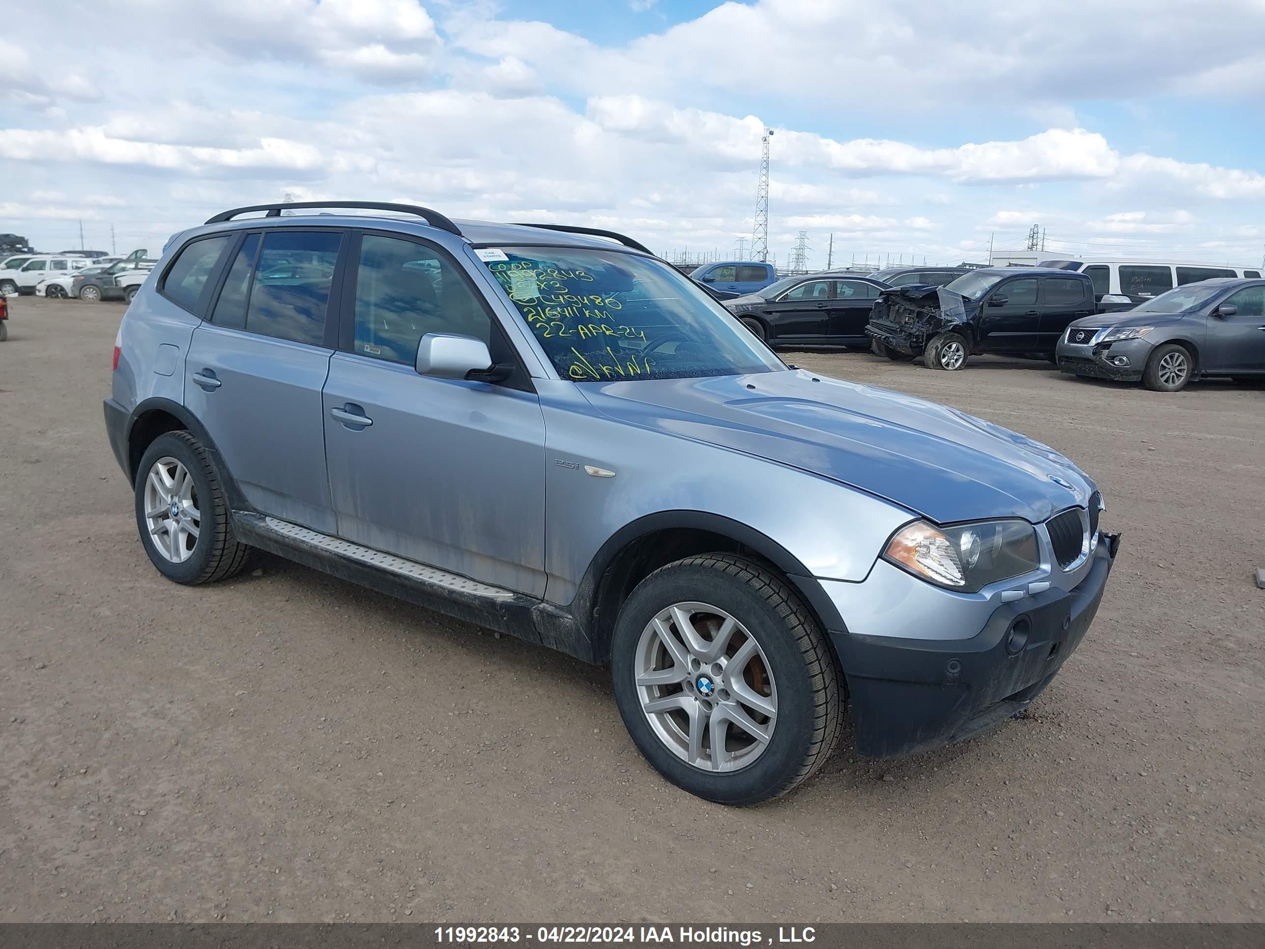 BMW X3 2005 wbxpa73445wc49480