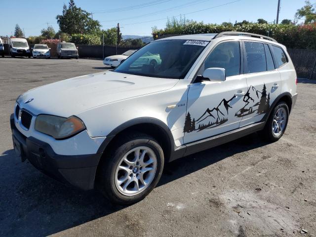 BMW X3 2.5I 2004 wbxpa73454wc37904