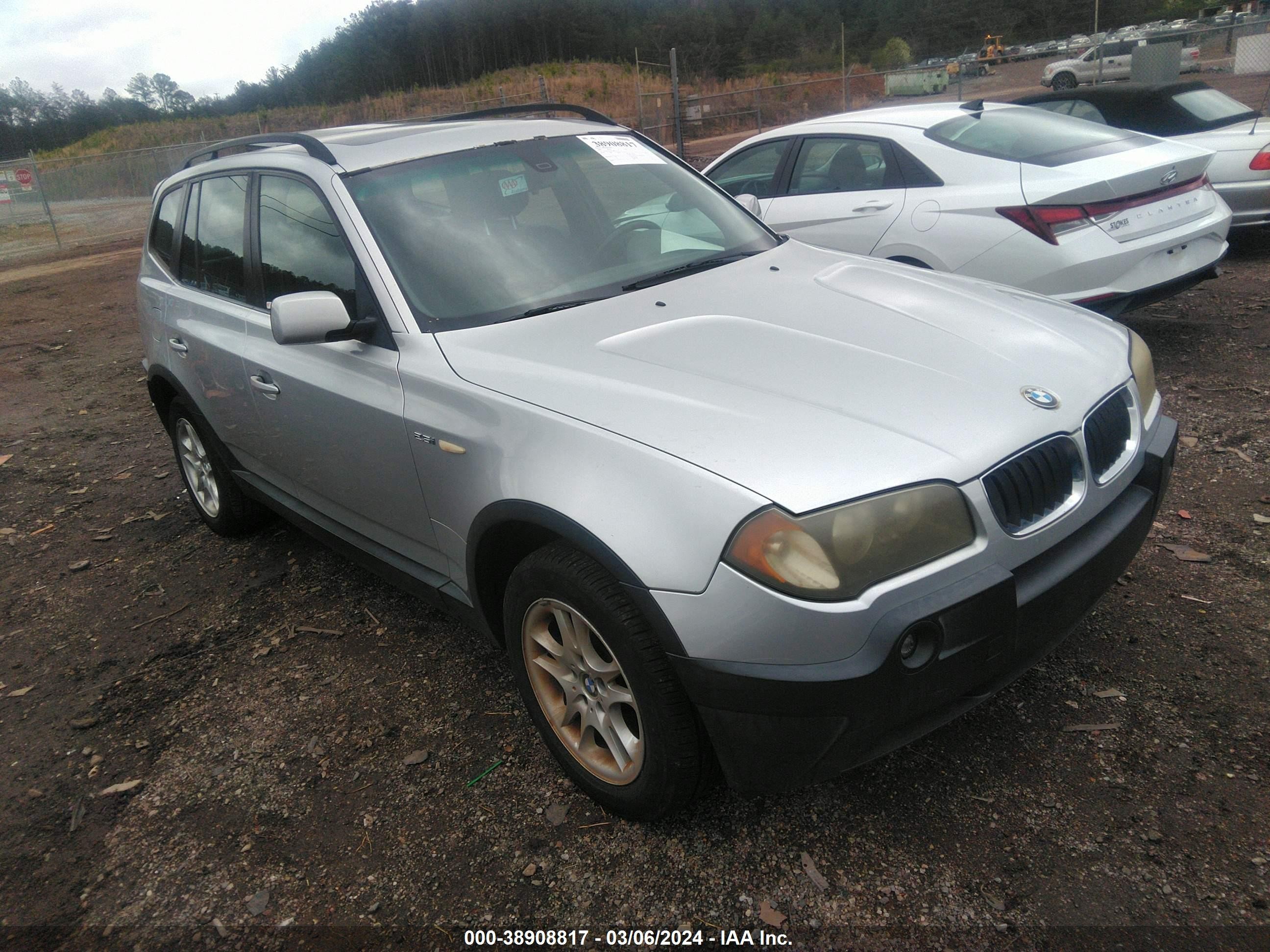 BMW X3 2004 wbxpa73464wc38012