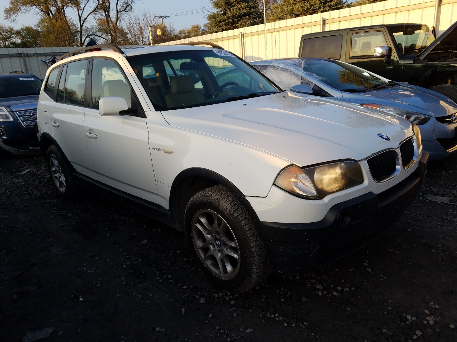 BMW X3 2.5I 2004 wbxpa73464wc43677