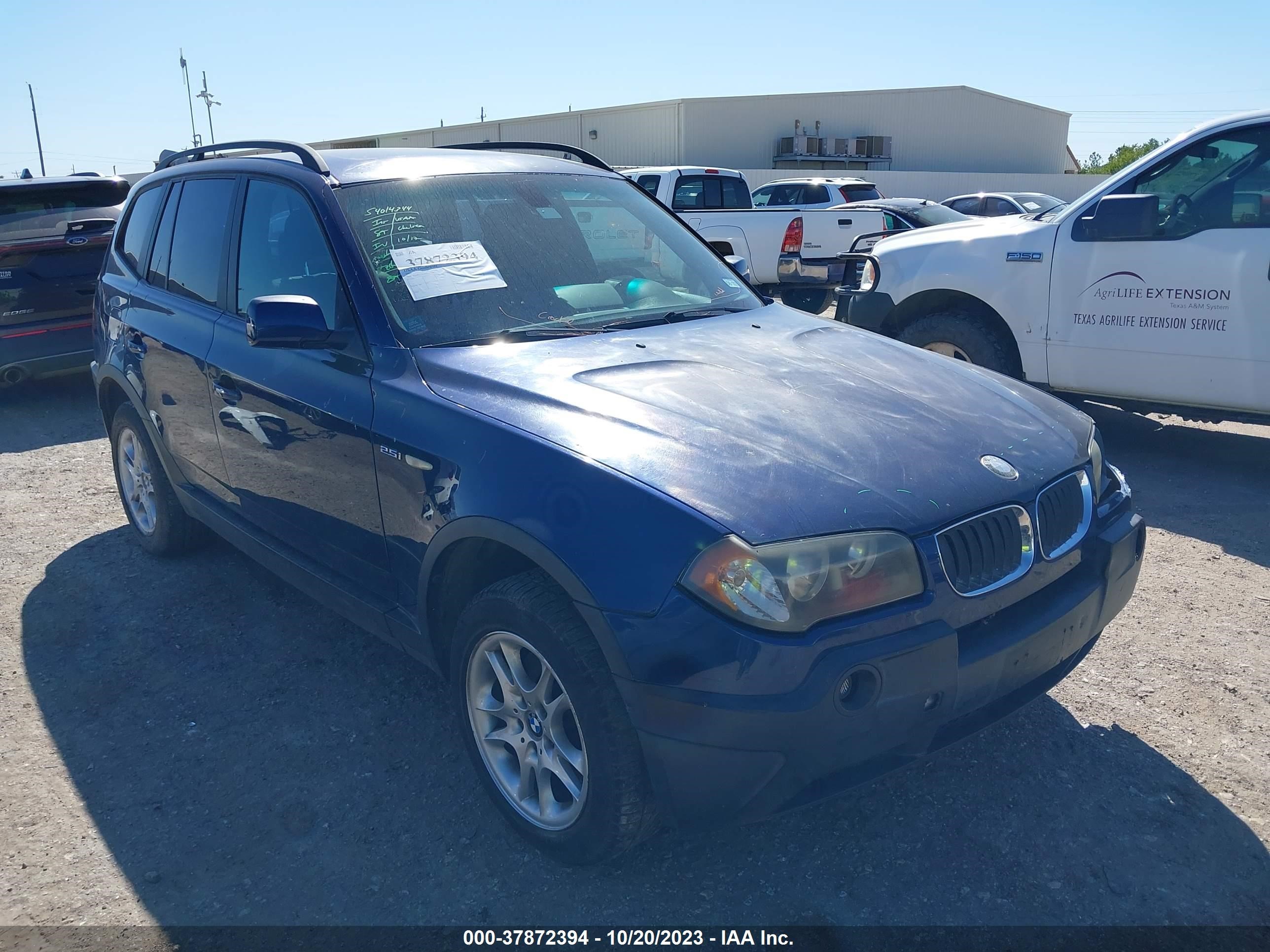 BMW X3 2004 wbxpa73474wa77184