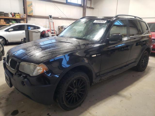 BMW X3 2.5I 2006 wbxpa73476wc53122