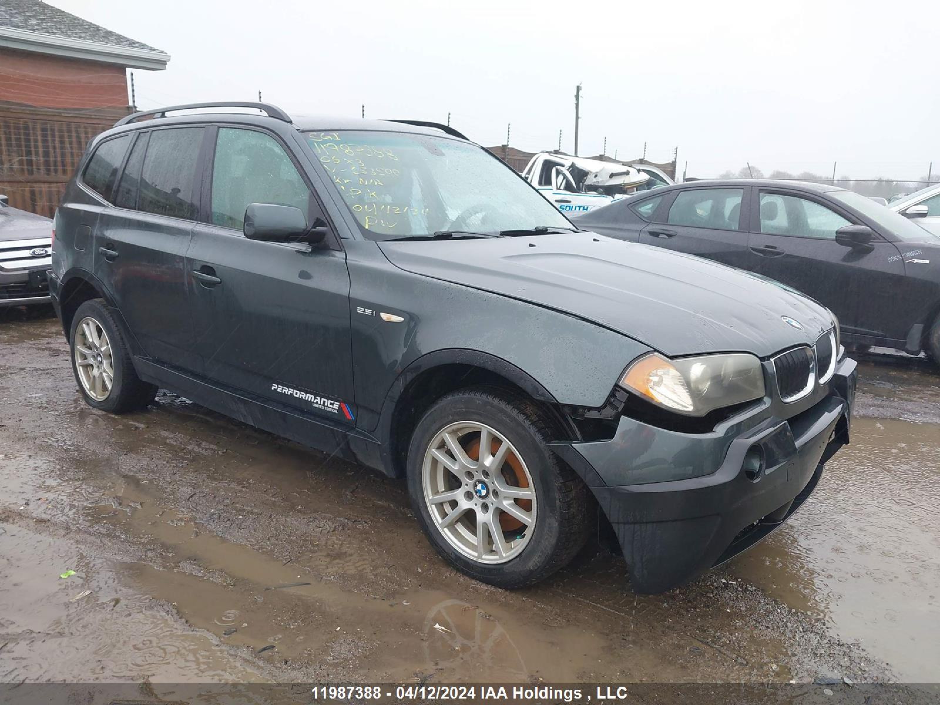 BMW X3 2006 wbxpa73476wc53590