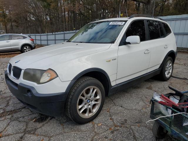 BMW X3 2.5I 2004 wbxpa734x4wc36571