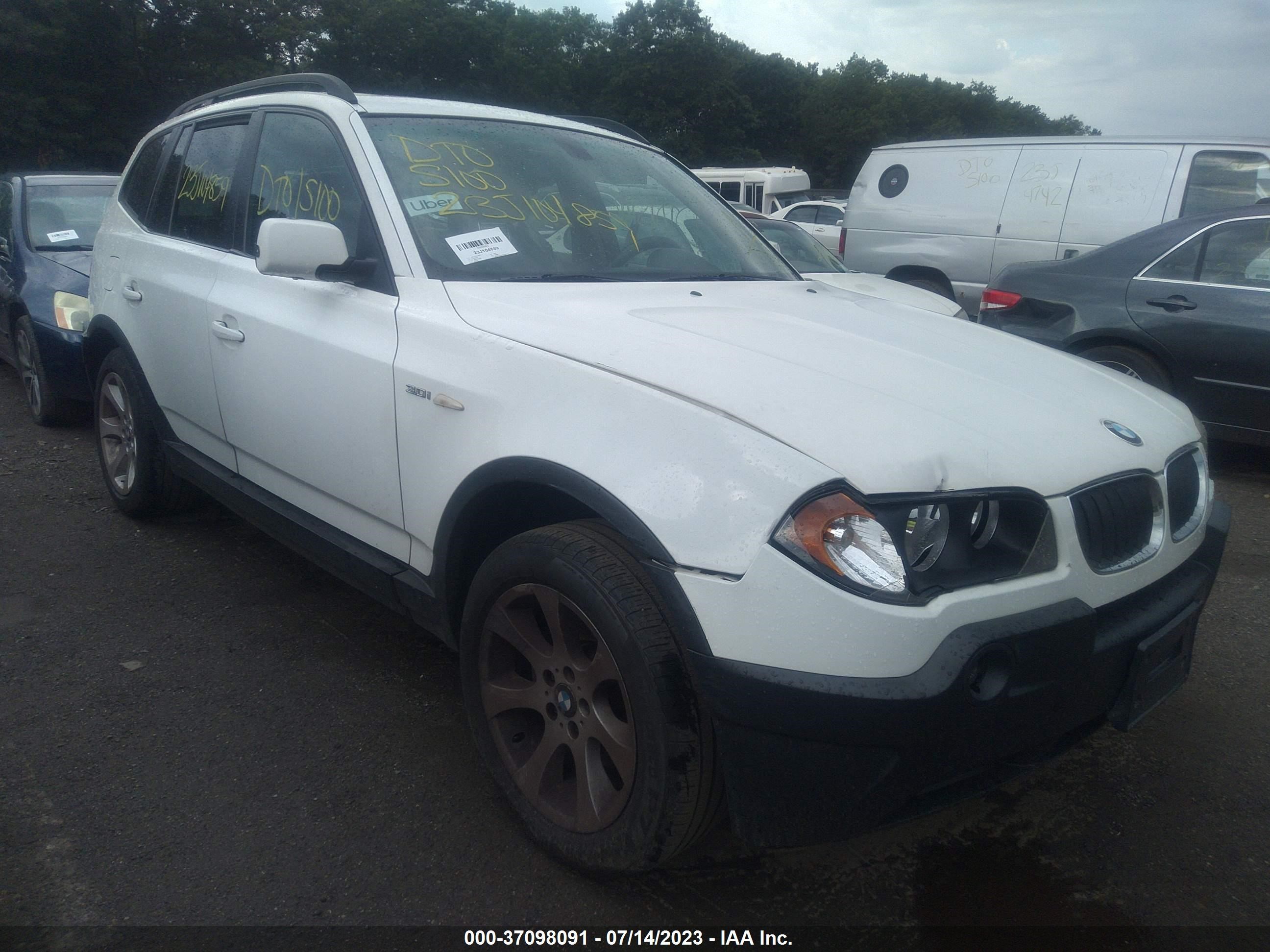 BMW X3 2005 wbxpa93405wd02414