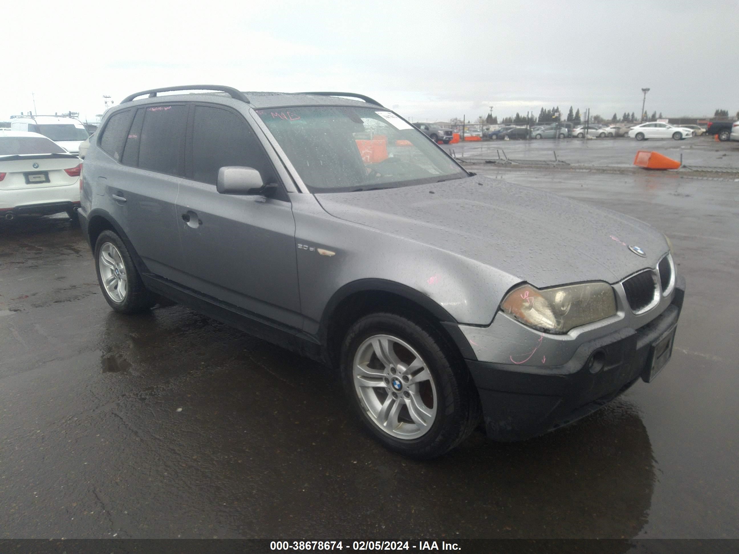 BMW X3 2005 wbxpa93405wd08505