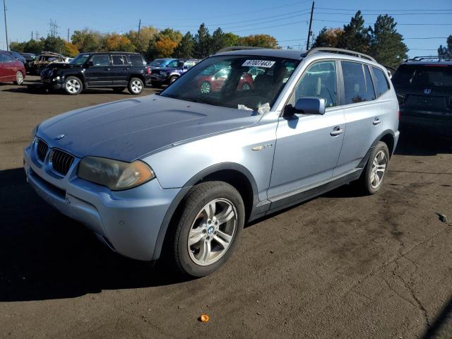 BMW X3 3.0I 2006 wbxpa93406wg89449