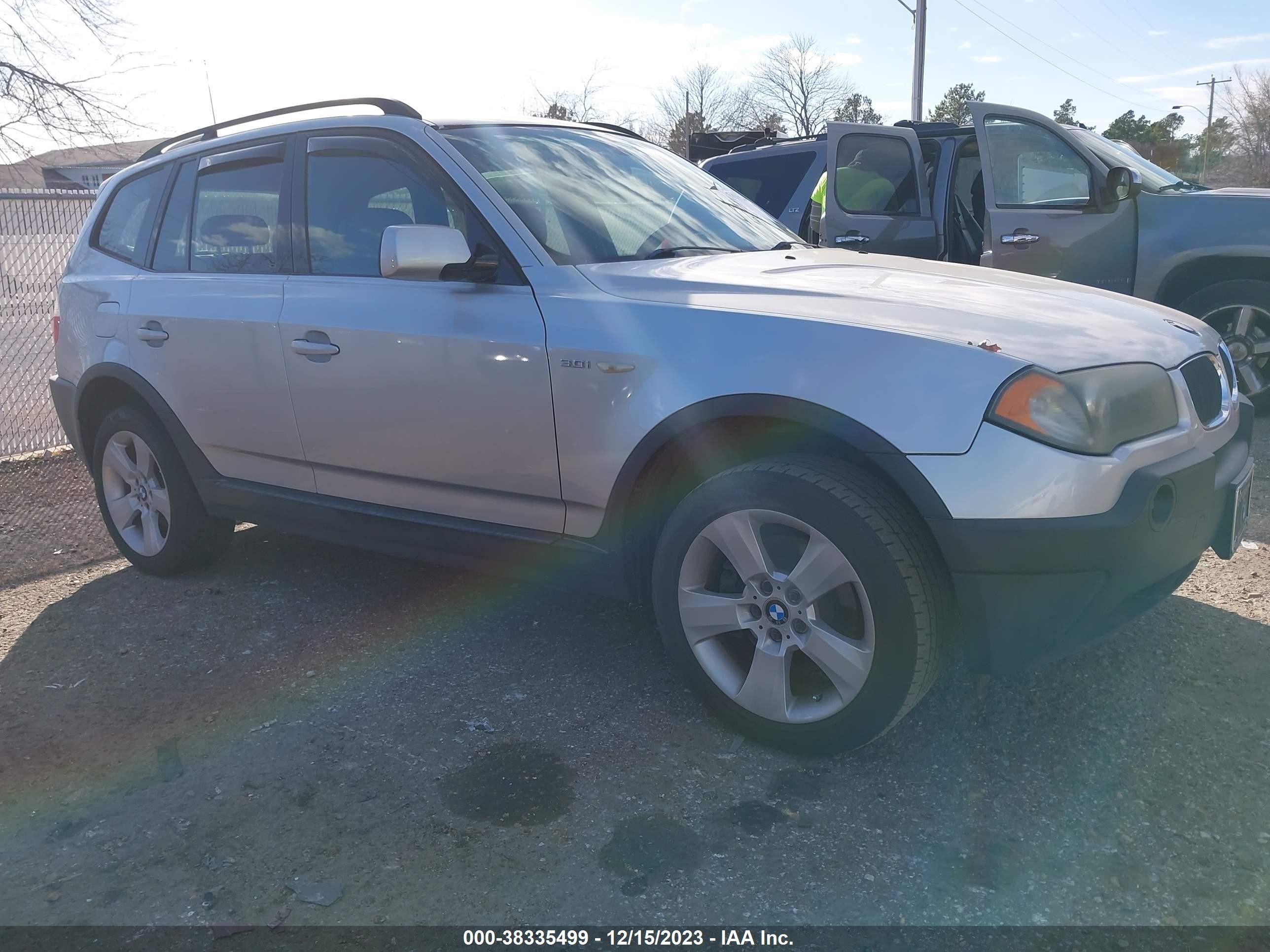 BMW X3 2005 wbxpa93415wd07427