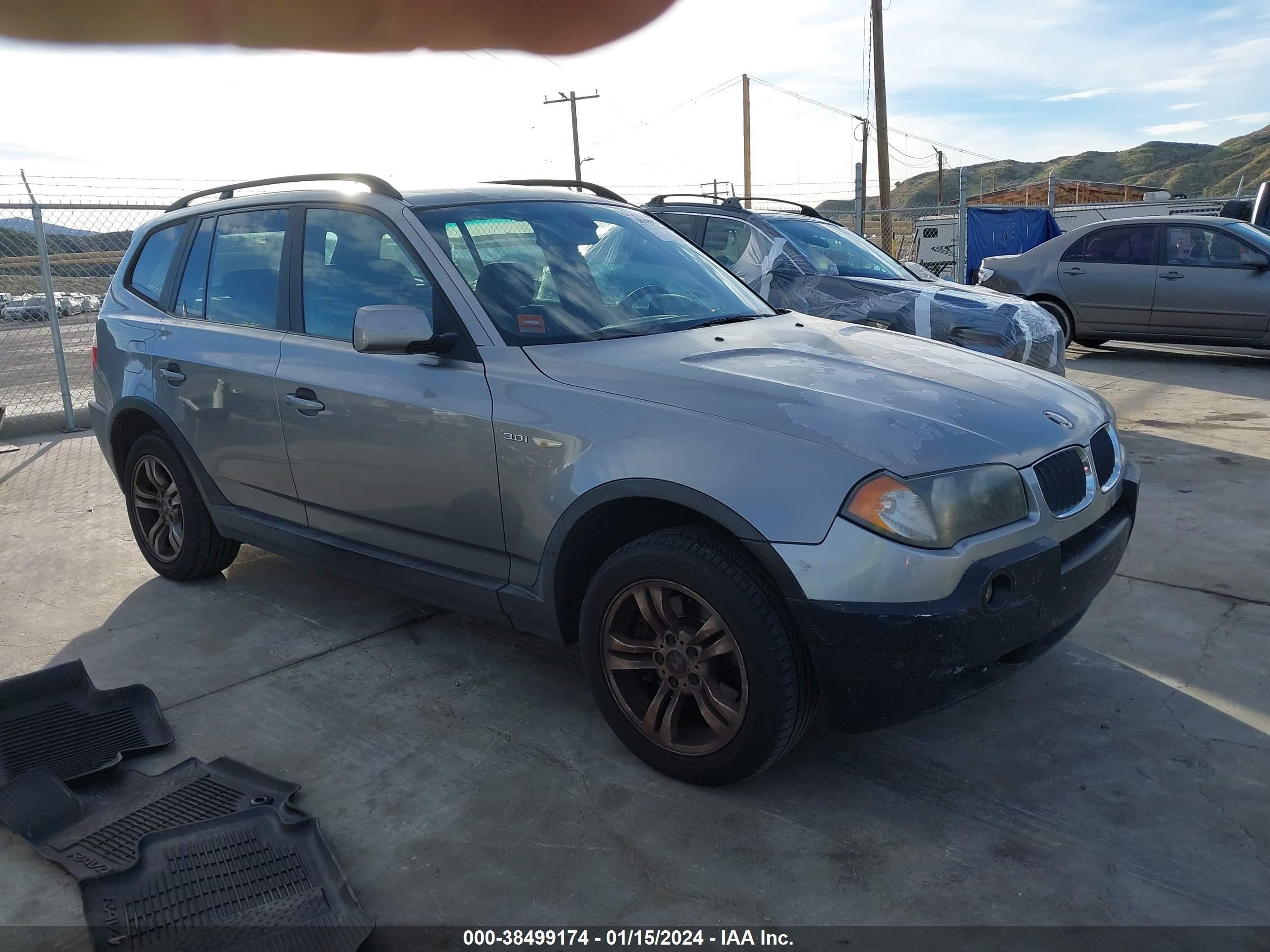 BMW X3 2005 wbxpa93415wd10702