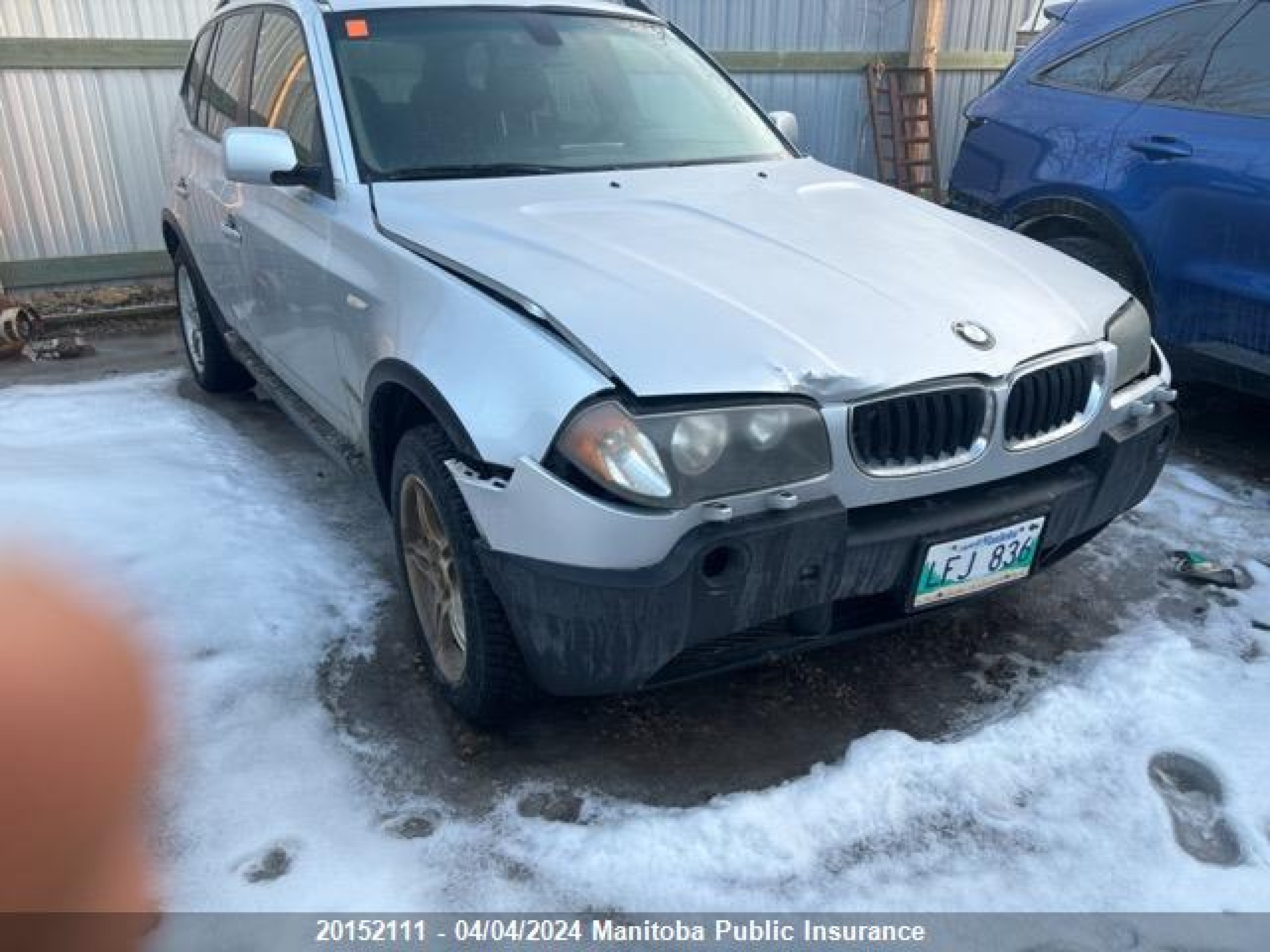 BMW X3 2004 wbxpa93424wc31991